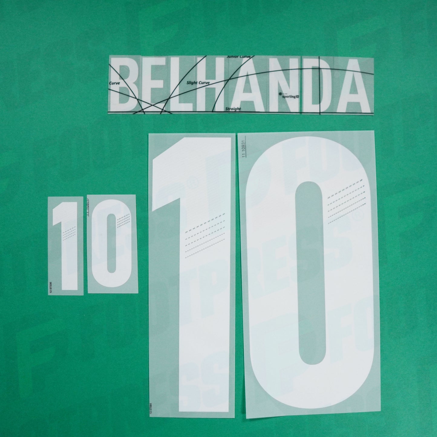 Official Nameset - Morocco, Belhanda, CAN 2013, Home, White,