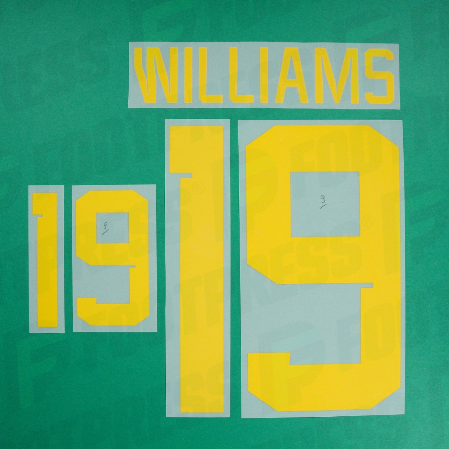 Flocage Officiel - Ghana, Williams, 2022, Away, Jaune
