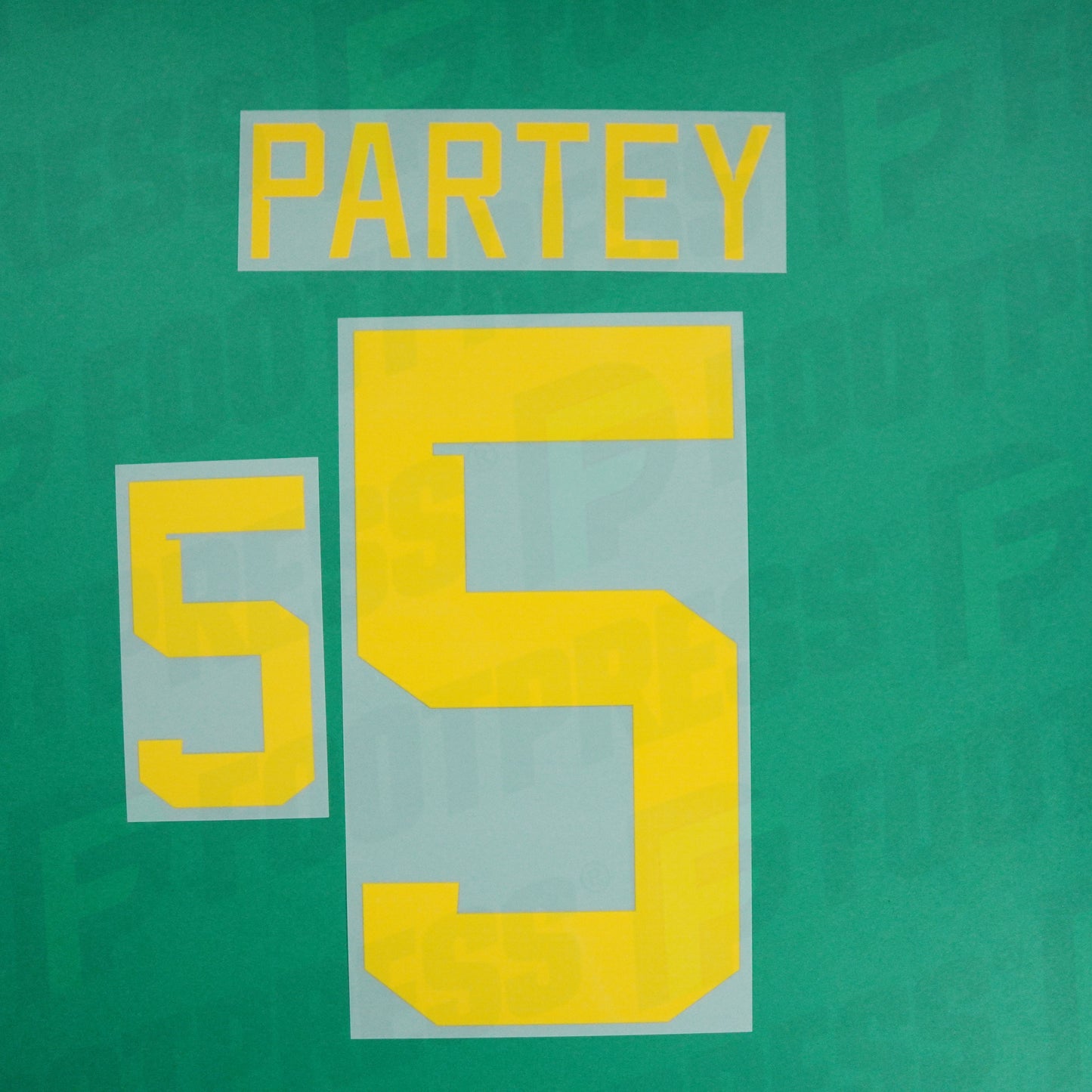 Flocage Officiel - Ghana, Partey, 2022, Away, Jaune