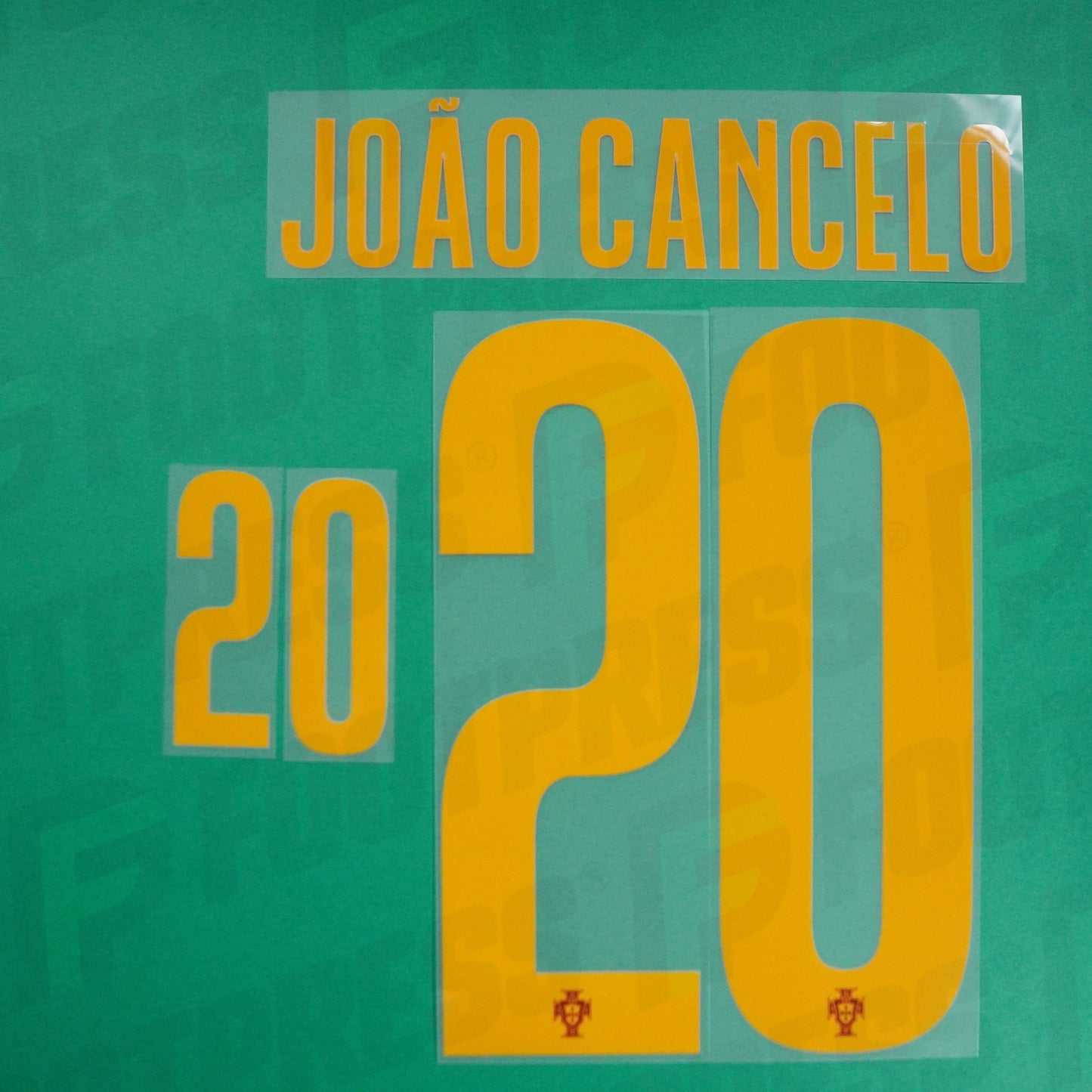 Flocage Officiel - Portugal, Joao Cancelo, 2022, Home, Orange