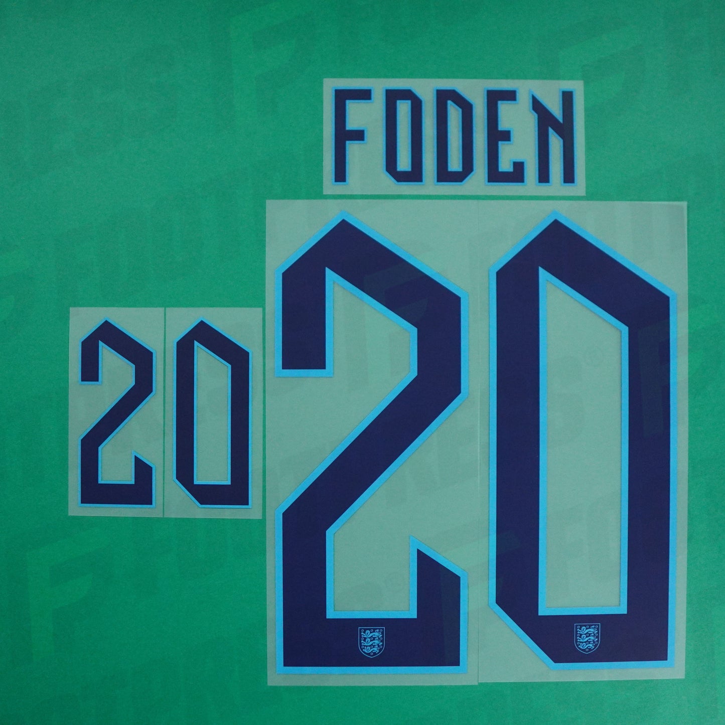 Impresión oficial - Inglaterra, Foden, 2022, Casa, Azul oscuro