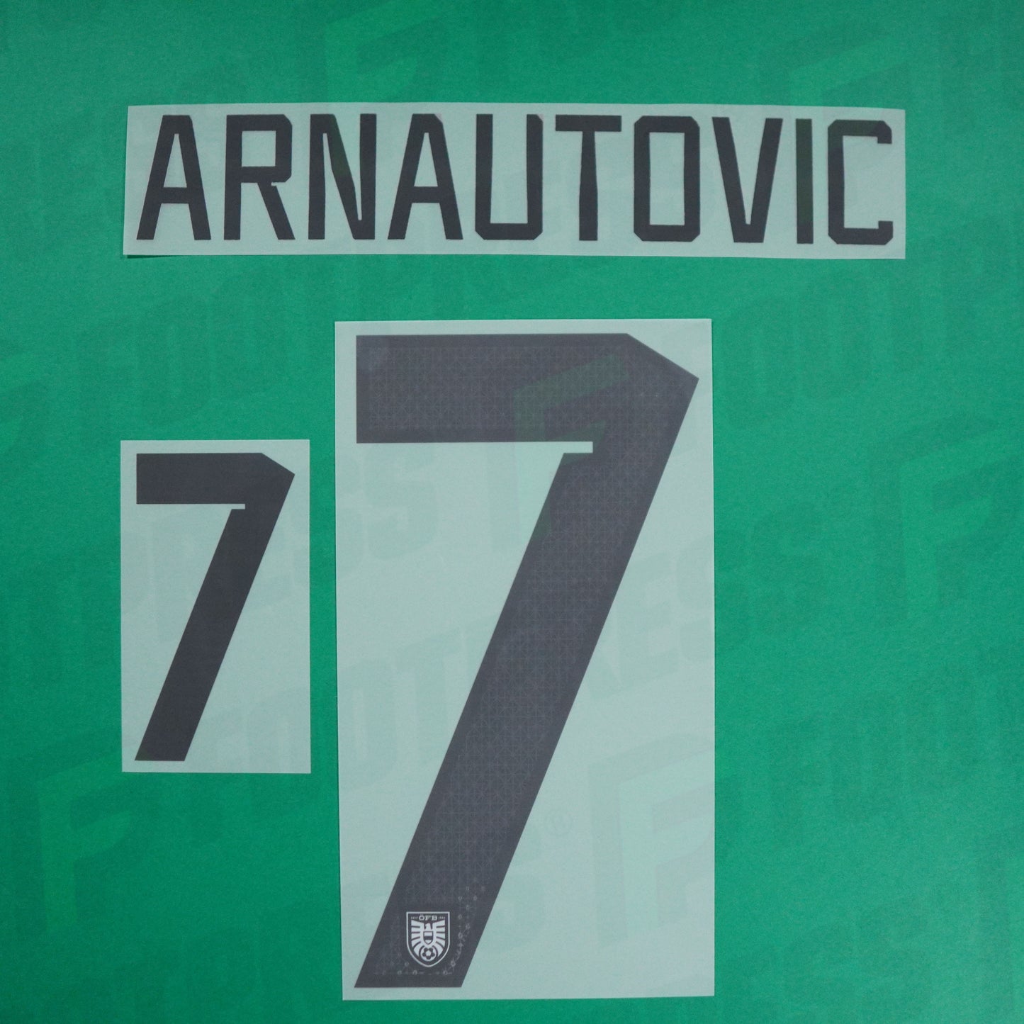 Flocado Oficial - Austria, Arnautovic, 2022, Visitante, Negro