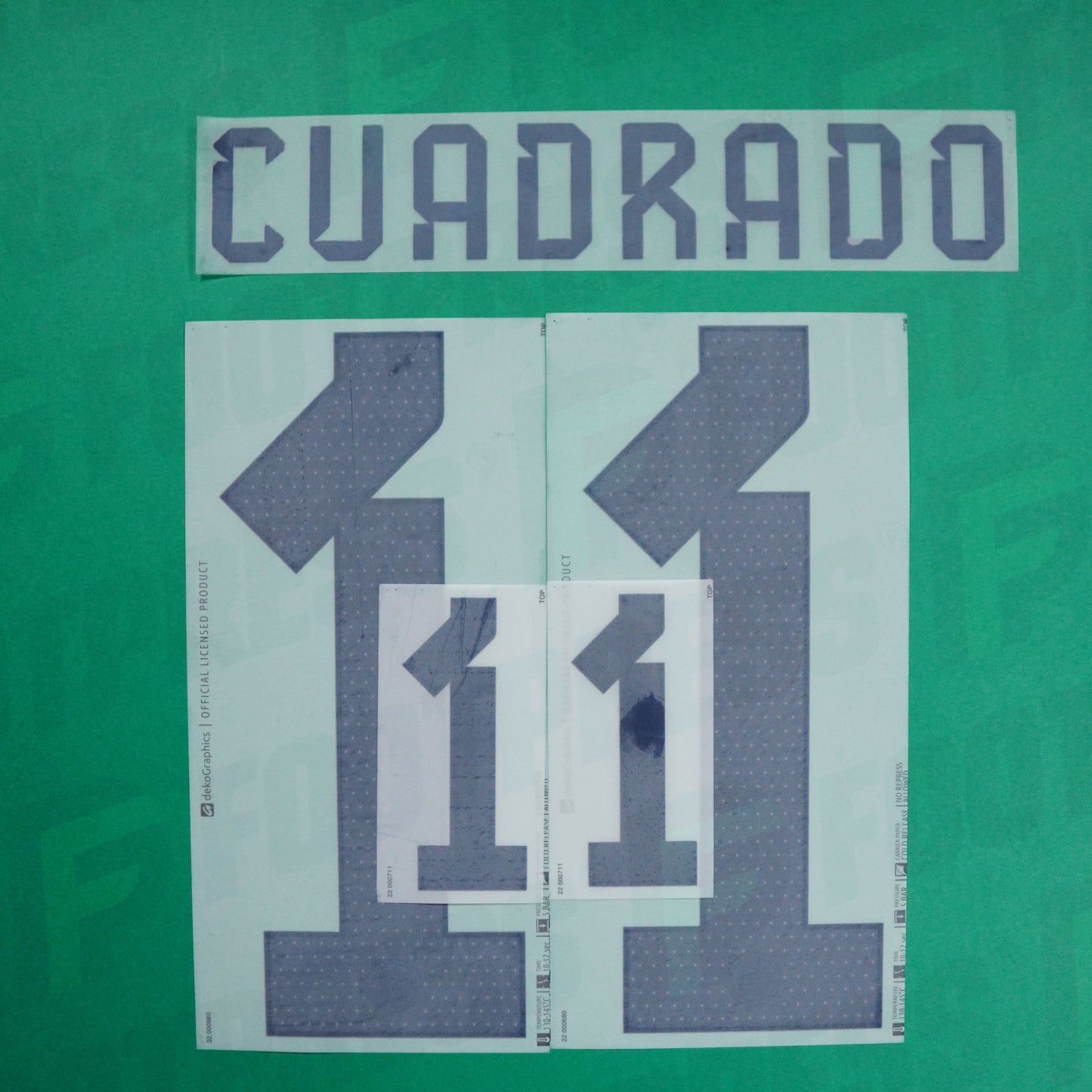 Flocage Officiel - Colombie, Cuadrado, 2022, Home, Bleu foncé