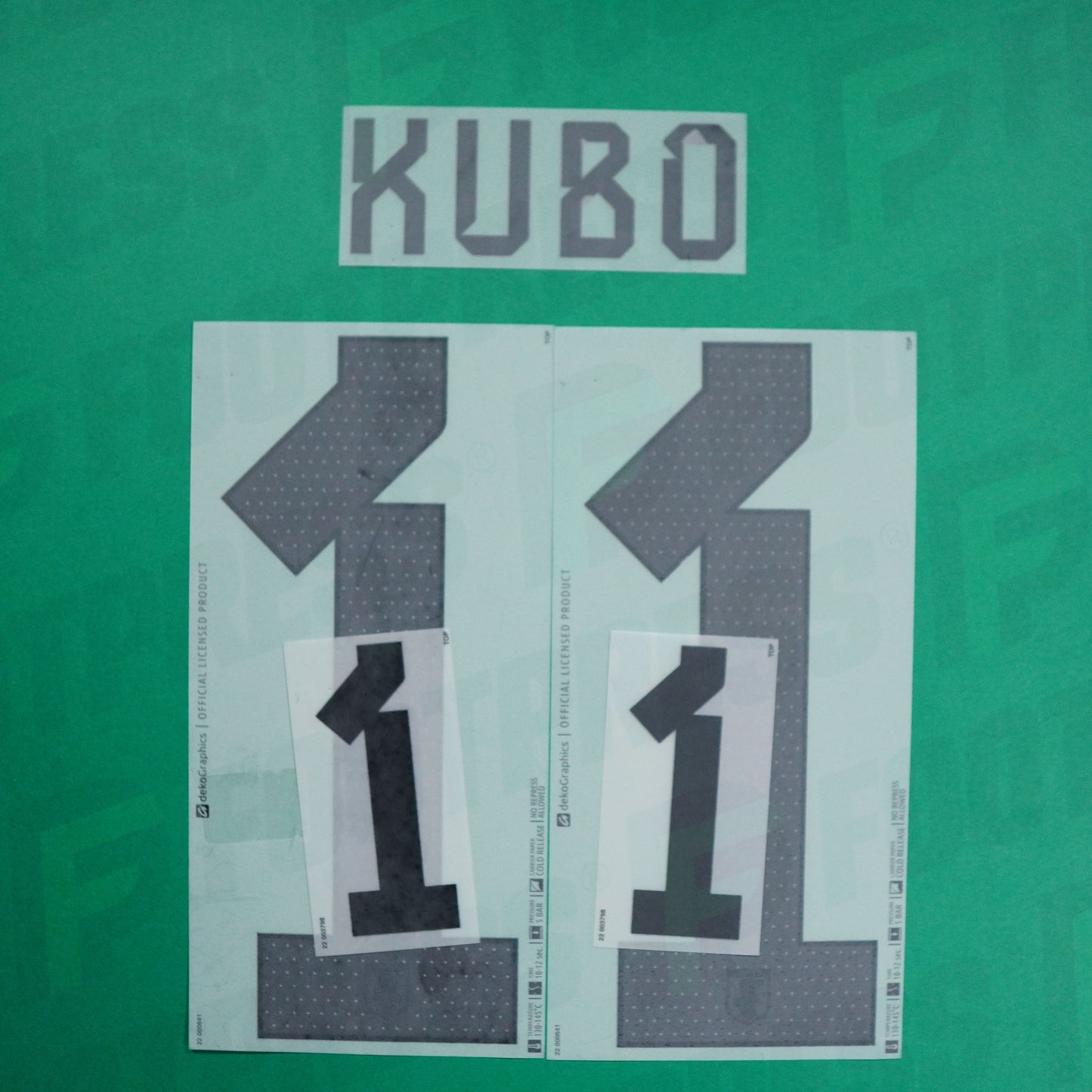 Flocage Officiel - Japon, Kubo, 2022, Away, Noir