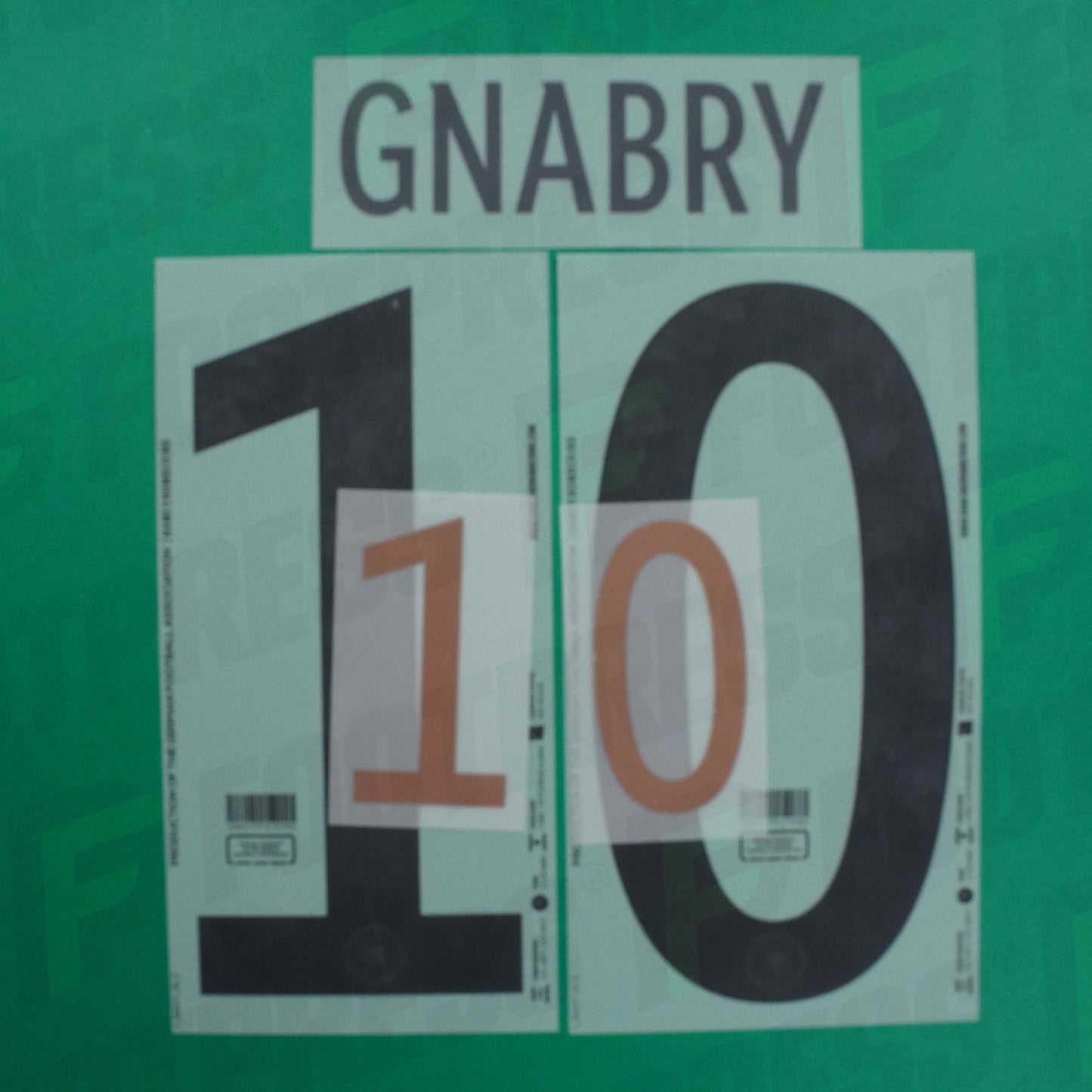 Flocage Officiel - Allemagne, Gnabry, 2022, Home, Noir