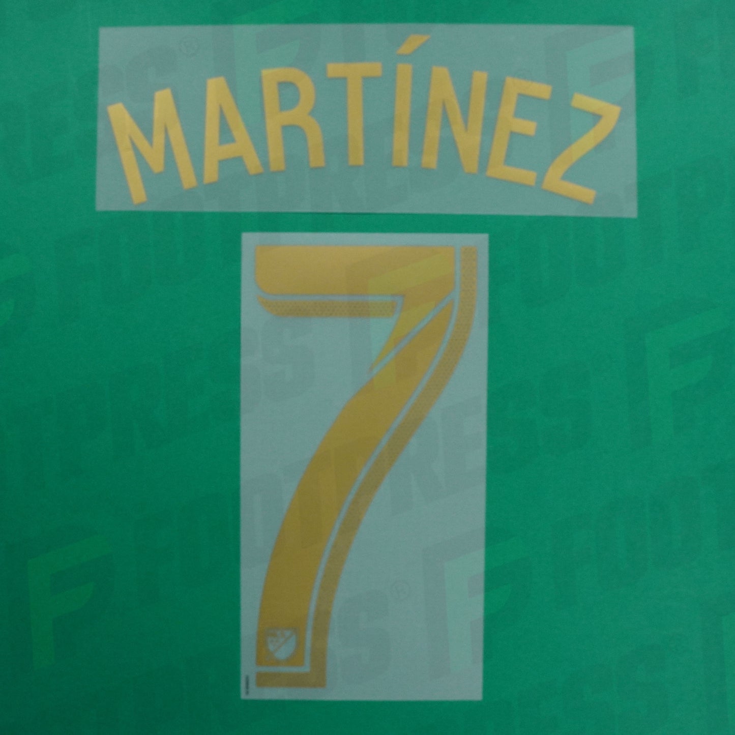 Flocage Officiel - Atlanta United FC, Martinez, 2015/2020, Home, Doré