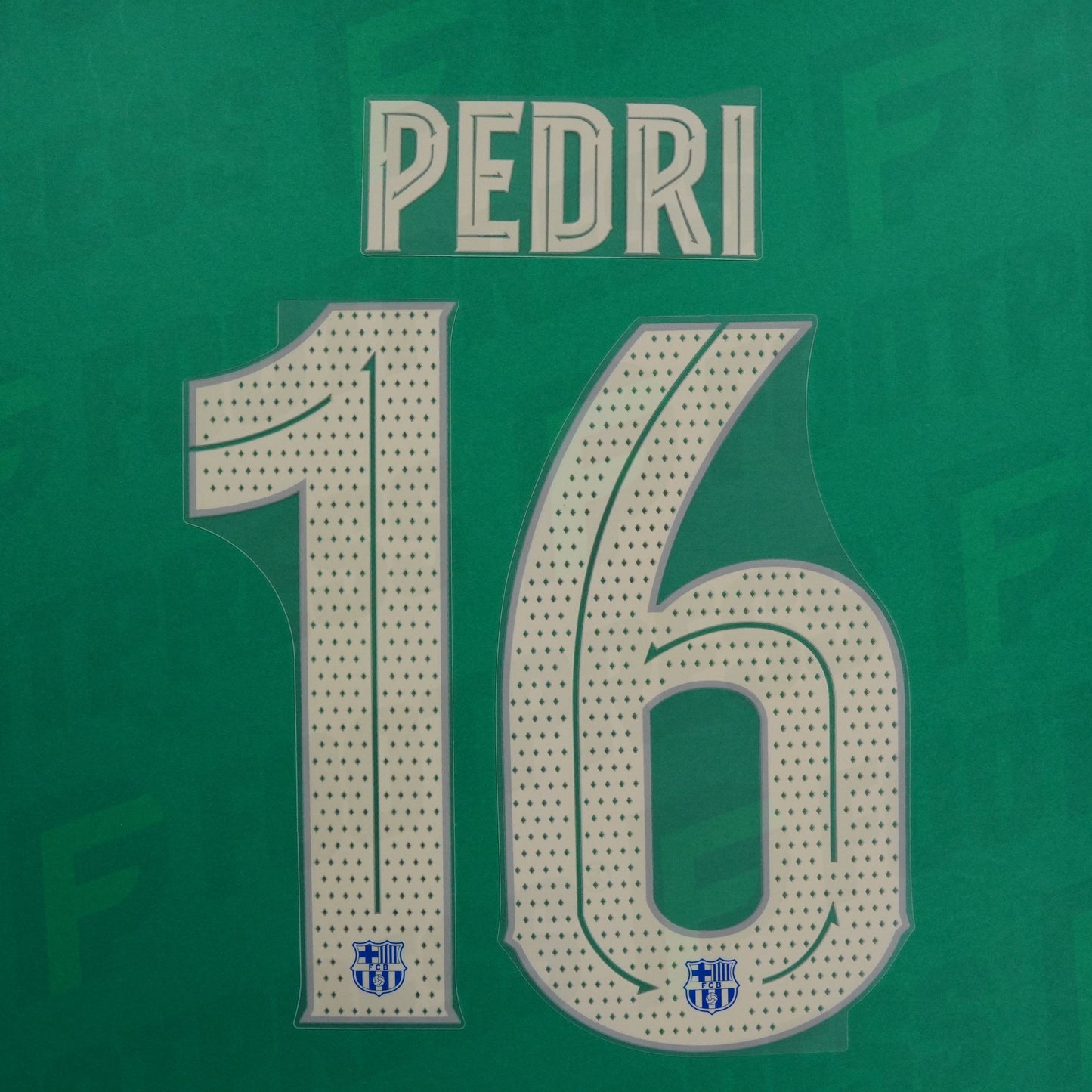 Flocage Officiel - FC Barcelone, Pedri, 2021/2022, Home, Crème