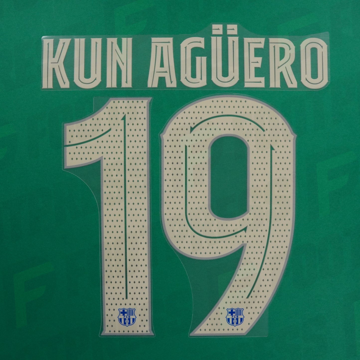 Flocage Officiel - FC Barcelone, Kun Aguero, 2021/2022, Home, Crème