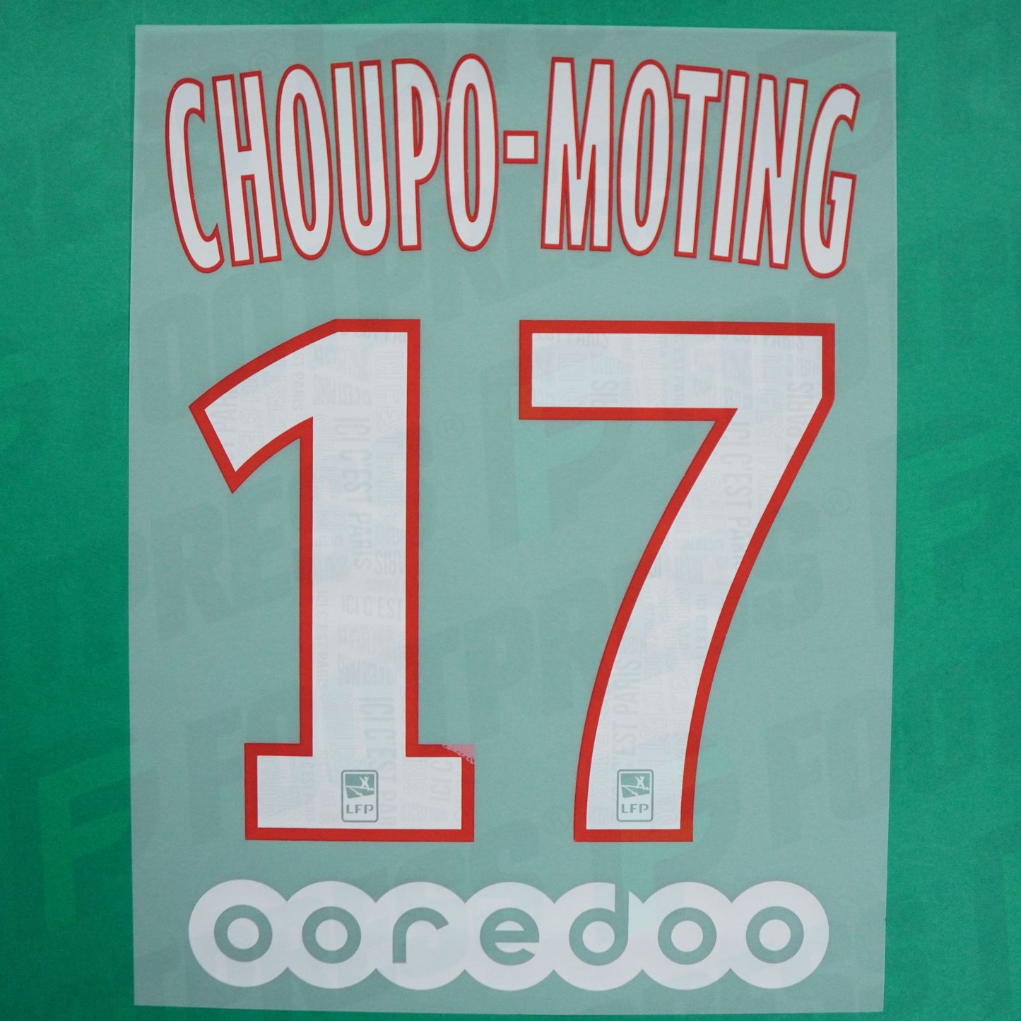 Flocage Officiel - Paris Saint-Germain, Choupo-Moting, 2019/2020, Home/Fourth, Rouge