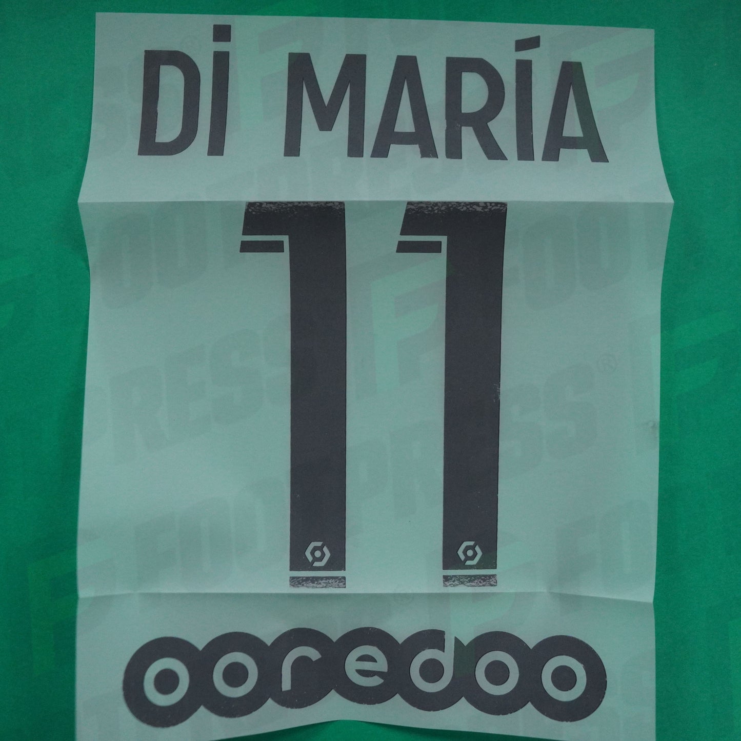 Flocage Officiel - Di Maria, Paris Saint-Germain, 2020/2021, Fourth, Noir