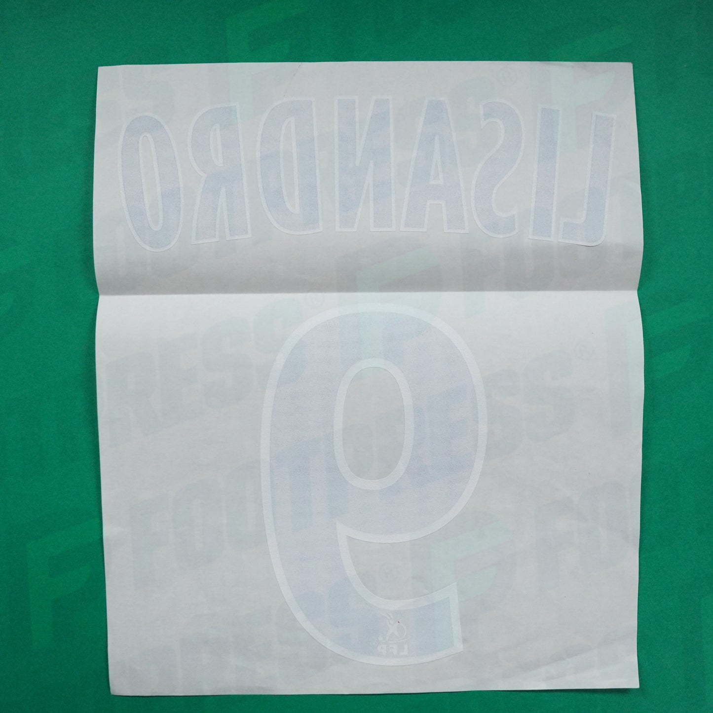 Flocage Officiel - Lisandro Lopez, Olympique Lyonnais, 2009/2010, Away, Noir/Blanc