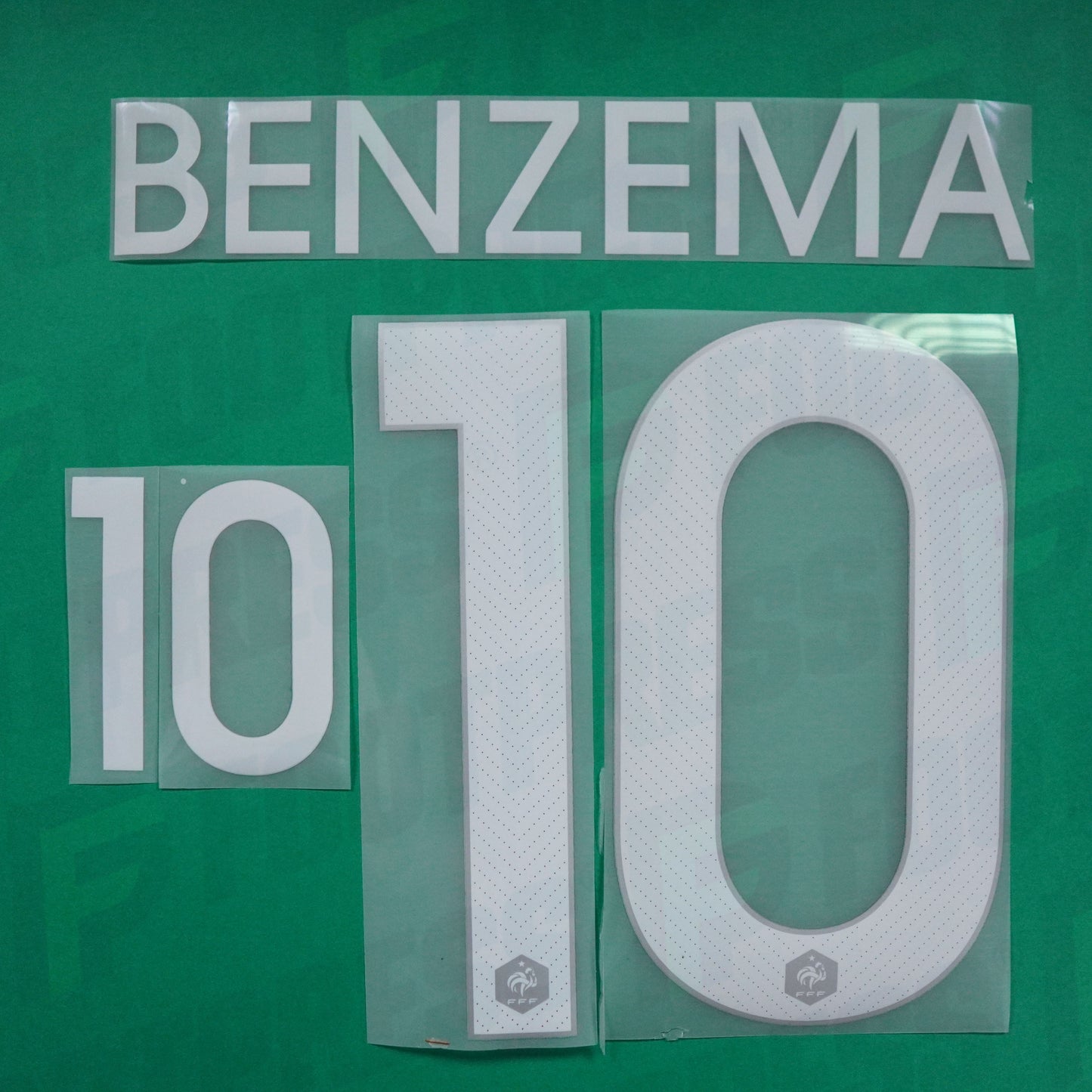 Flocage Officiel - France, Benzema, 2014, Home, Blanc