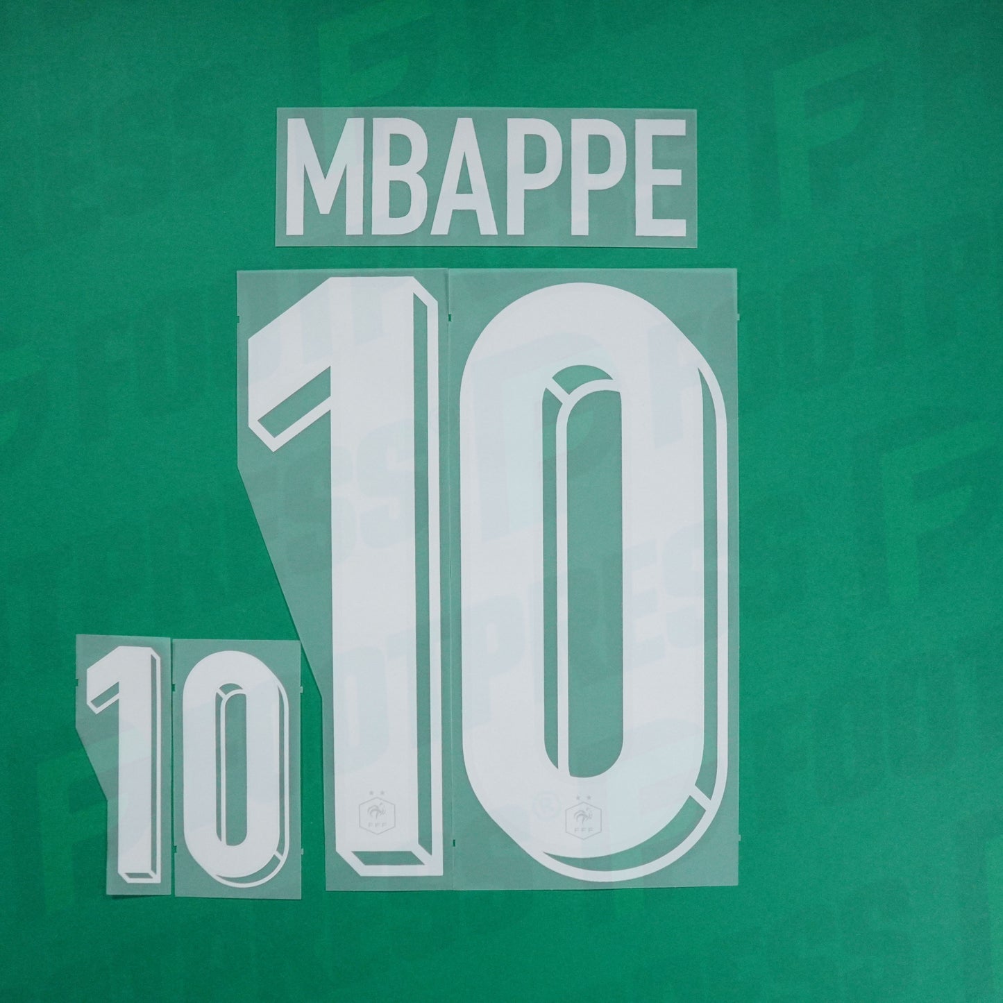 Flocage Officiel - France, Mbappé, 2024, Home, Blanc