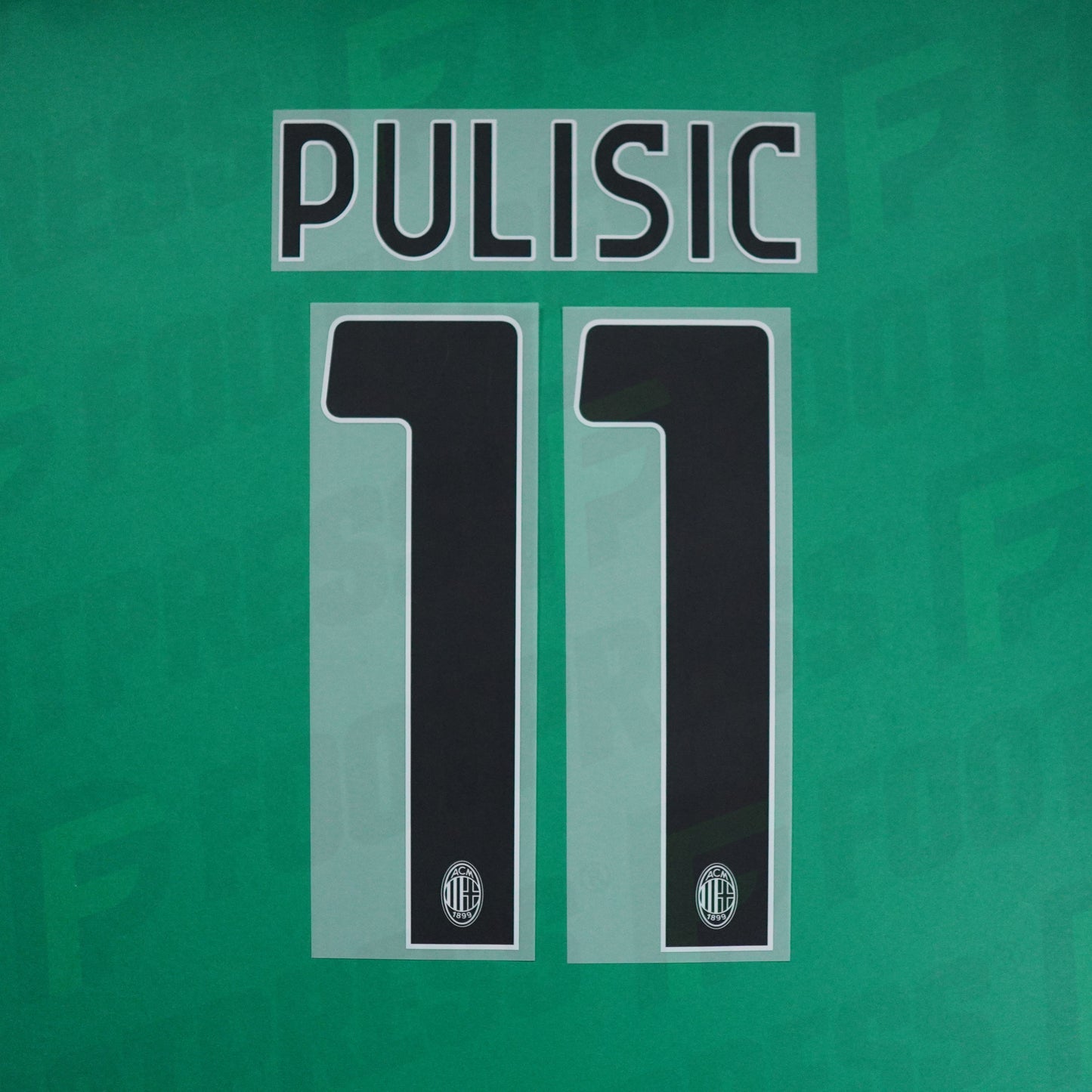 Flocage officiel - AC Milan, Pulisic, 2023/2024, Home, Noir