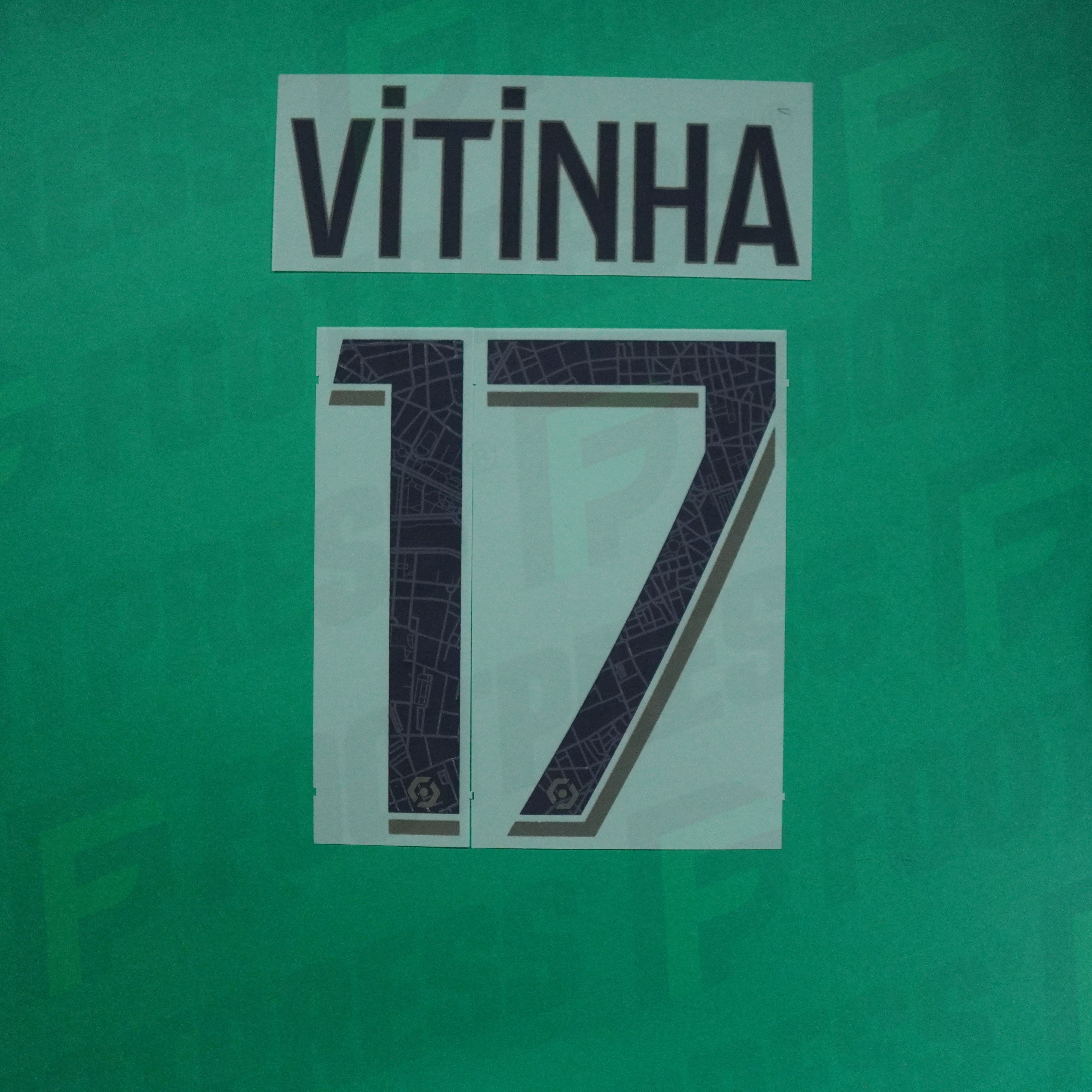 Flocage Officiel, Paris Saint-Germain, Vitinha, 2024/2025, Fourth + Sn - Footpress Flocage Officiel, Paris Saint-Germain, Vitinha, 2024/2025, Fourth + Sn - Footpress