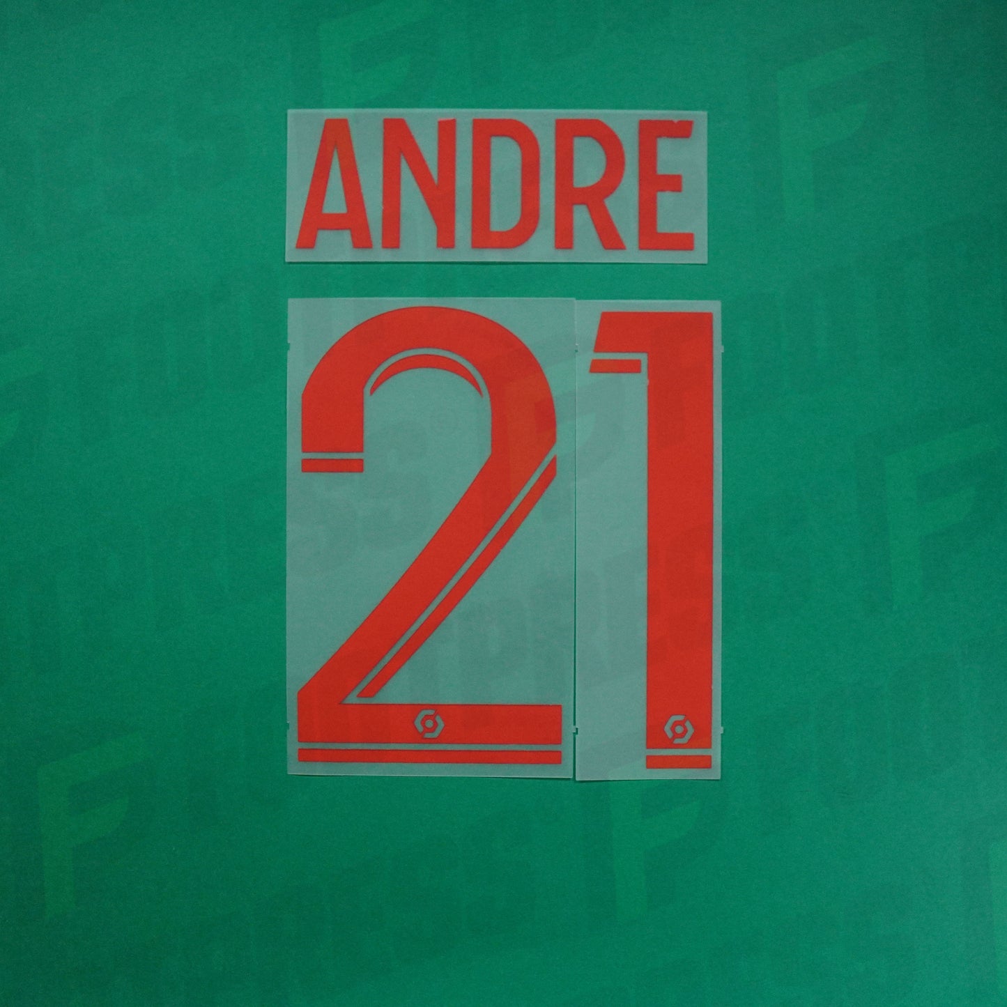 Flocage Officiel - Lille OSC, André, 2023/2024, Third, Rouge