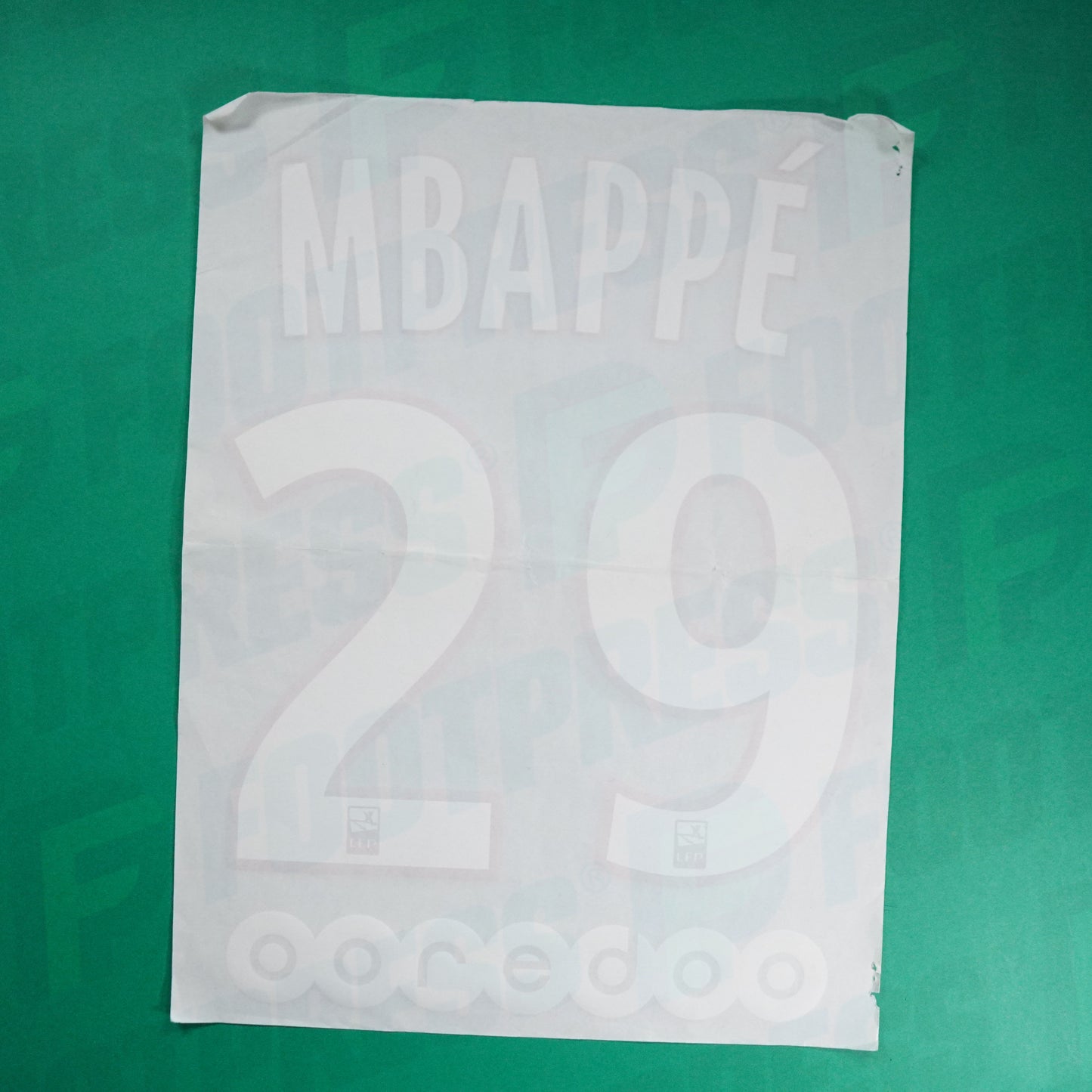 Flocage Officiel - Paris Saint-Germain, Mbappé, 2017/2018, Home, Blanc (PSG)