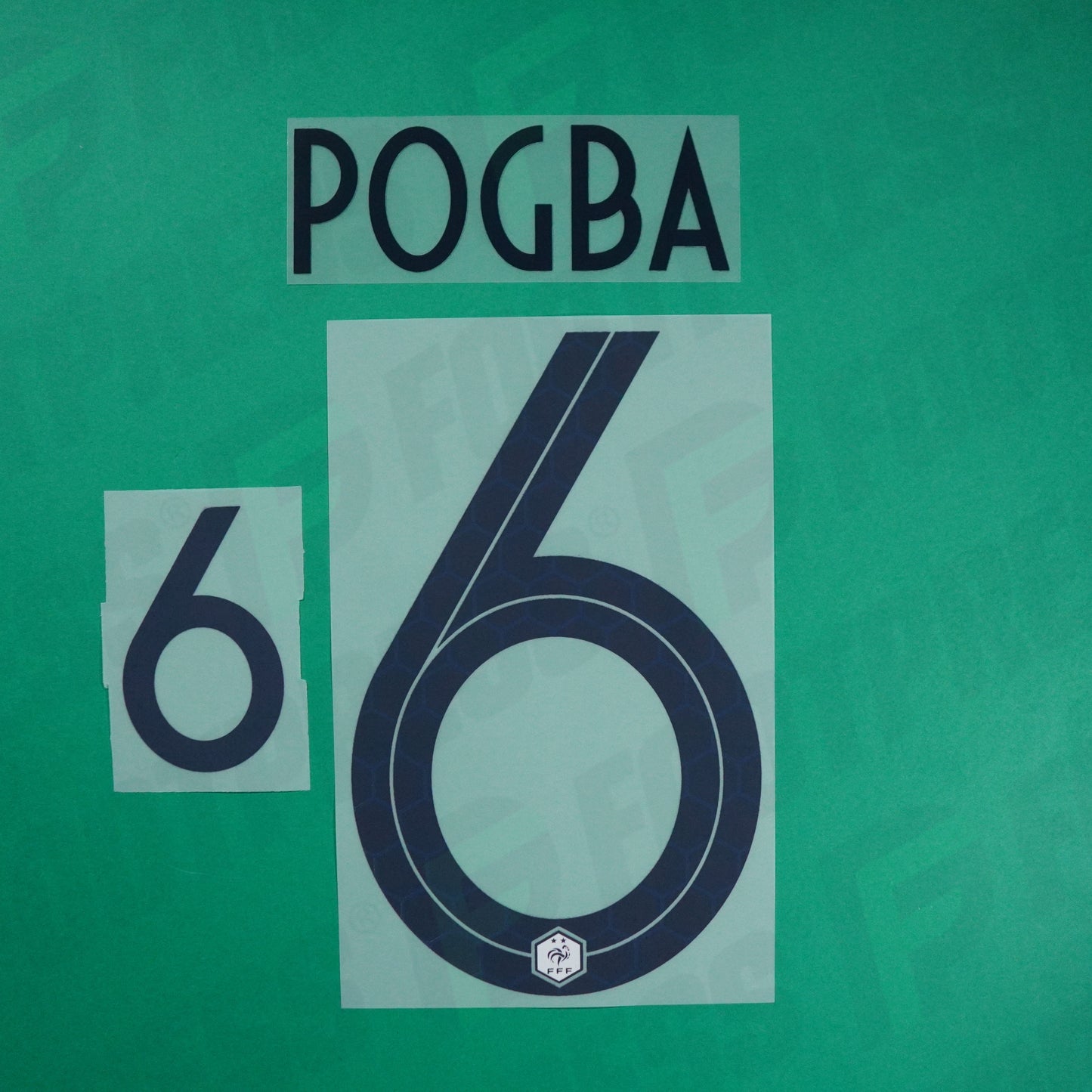 Flocage Officiel - Pogba, France 2 étoiles, 2018, Away, Bleu