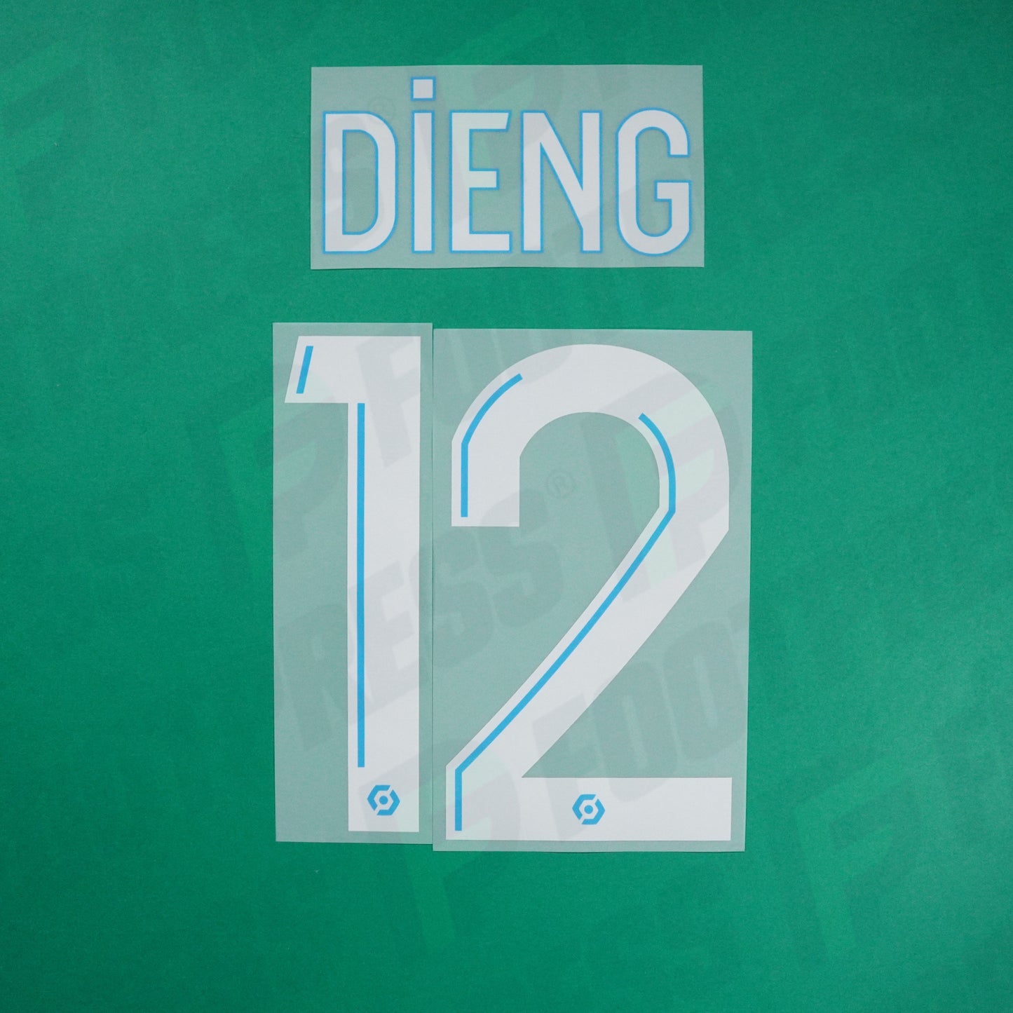 Flocage Officiel - Olympique de Marseille, Bamba Dieng, 2022/2023, Away, Blanc