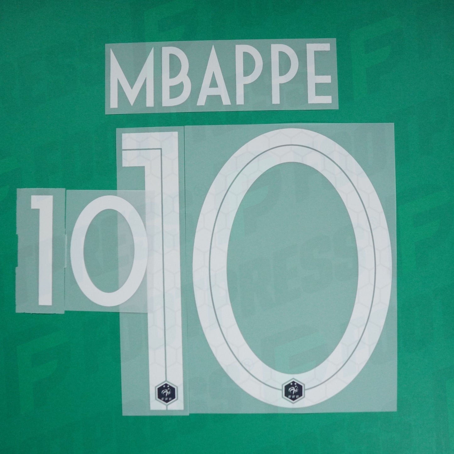 Flocage Officiel - France 2 étoiles, Mbappé, 2018, Home, Blanc