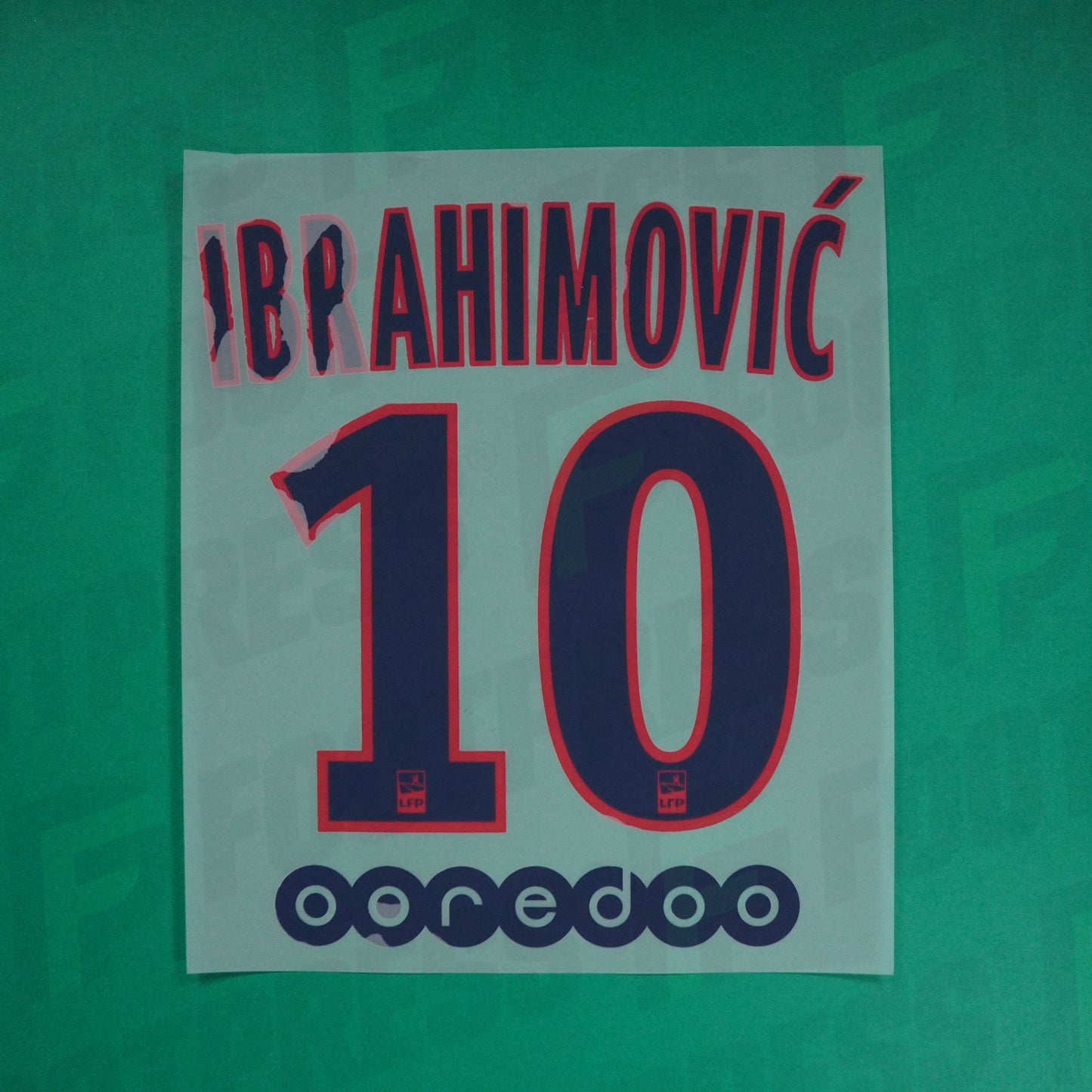 Flocage Officiel - Paris Saint-Germain ENFANT, Ibrahimovic, 2015/2016, Away JUNIOR, Bleu/Rouge