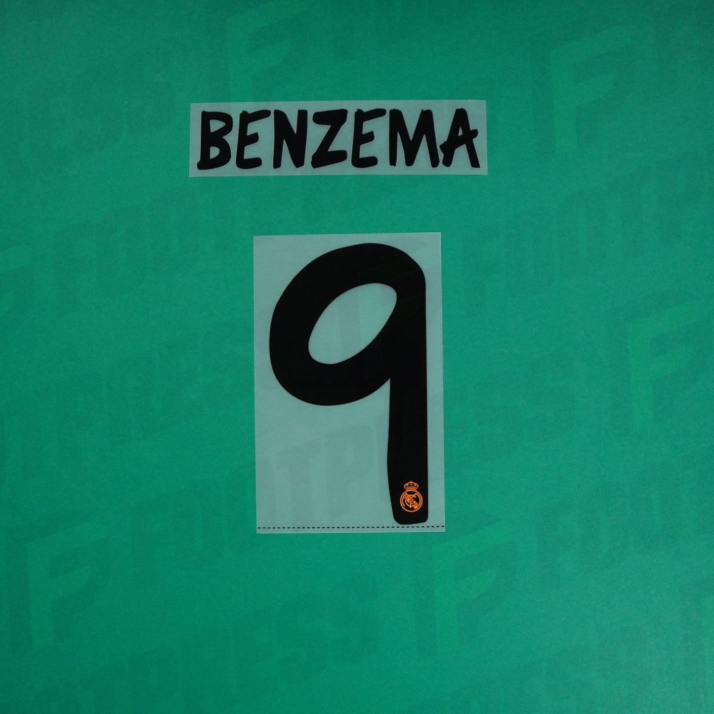 Flocage Officiel - Real Madrid ENFANT, Benzema, 2013/2014, Home JUNIOR, Noir