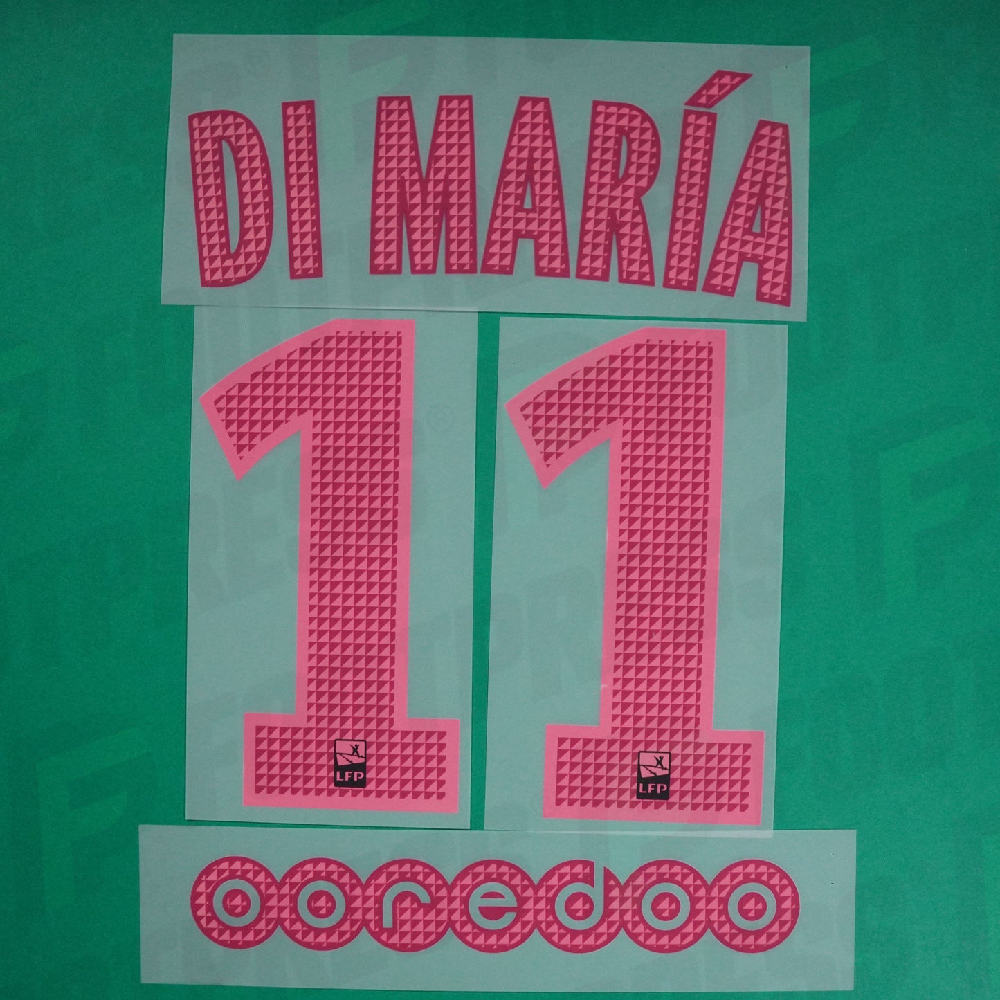 Flocage Officiel - Paris Saint-Germain, Di Maria, 2015/2016, Third, Rose