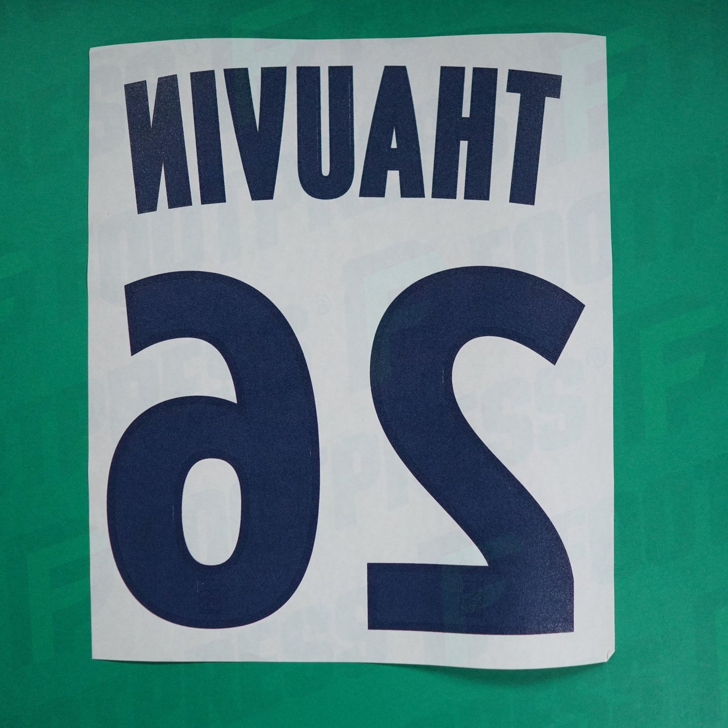 Flocage Officiel - Olympique de Marseille, Thauvin, 2016/2017, Away, Blanc/Bleu foncé