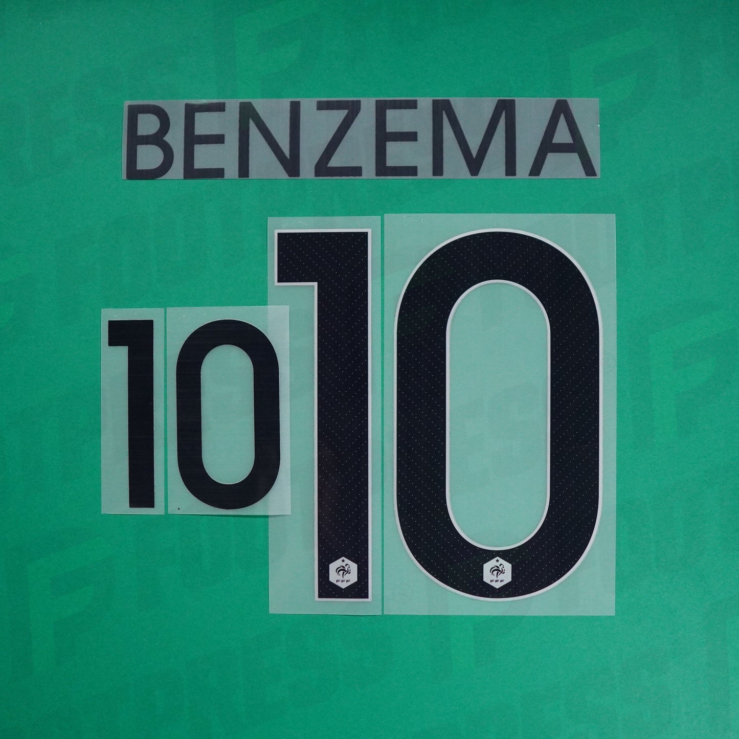 Flocage Officiel - France ENFANT, Benzema, 2014, Away JUNIOR, Bleu