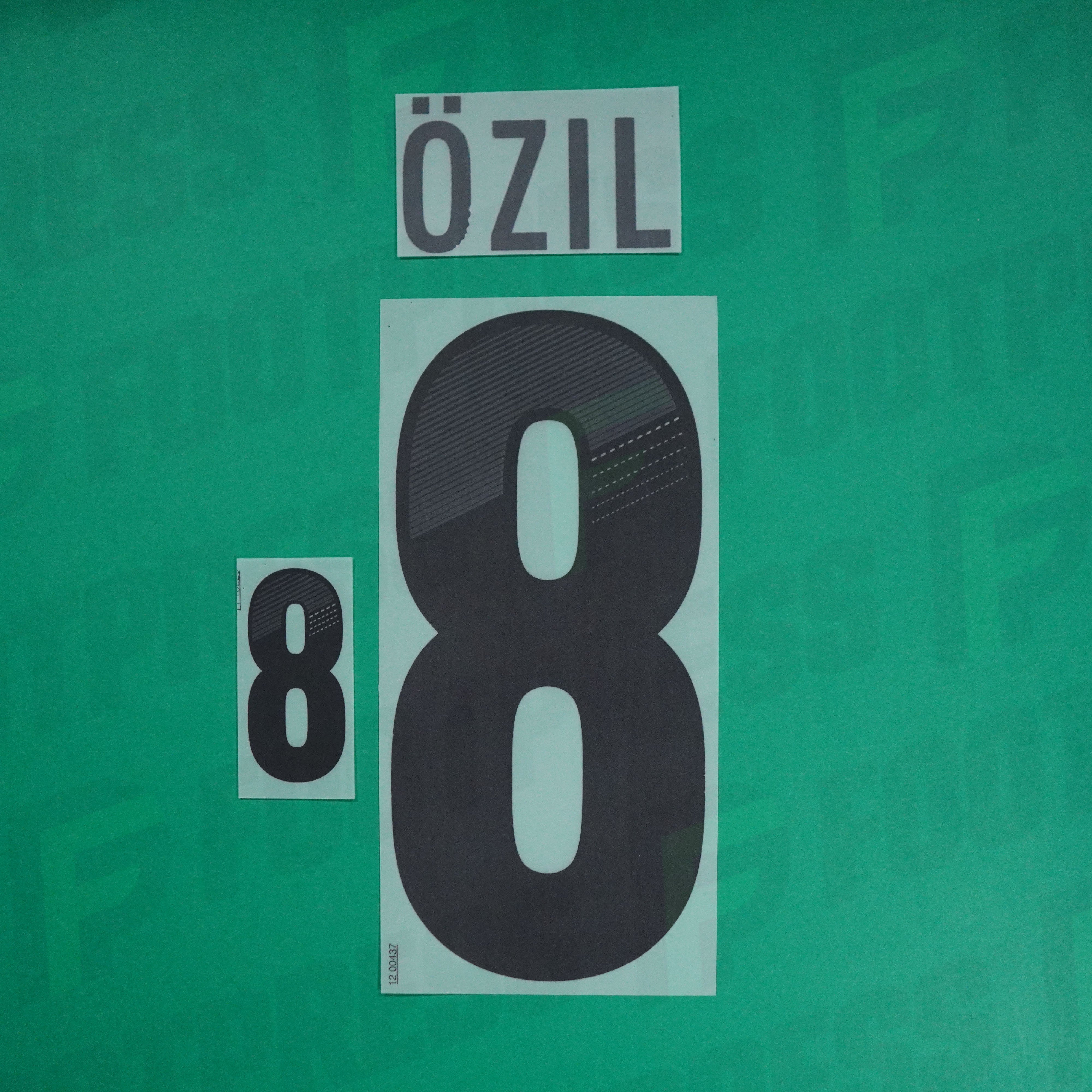 Flocage Officiel - Allemagne, Özil, 2012, Home, Noir Flocage Officiel - Allemagne, Özil, 2012, Home, Noir