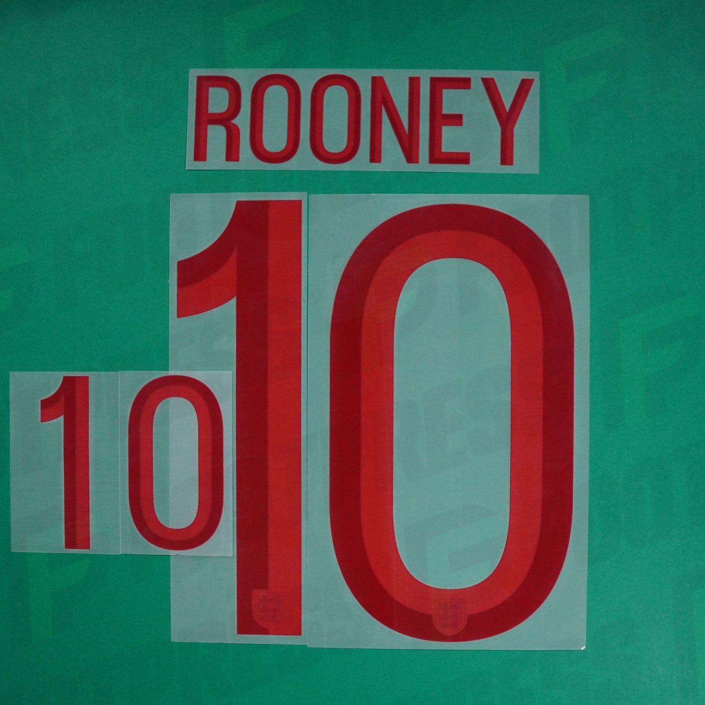 Flocage Officiel - Angleterre, Rooney, 2012, Home, Rouge