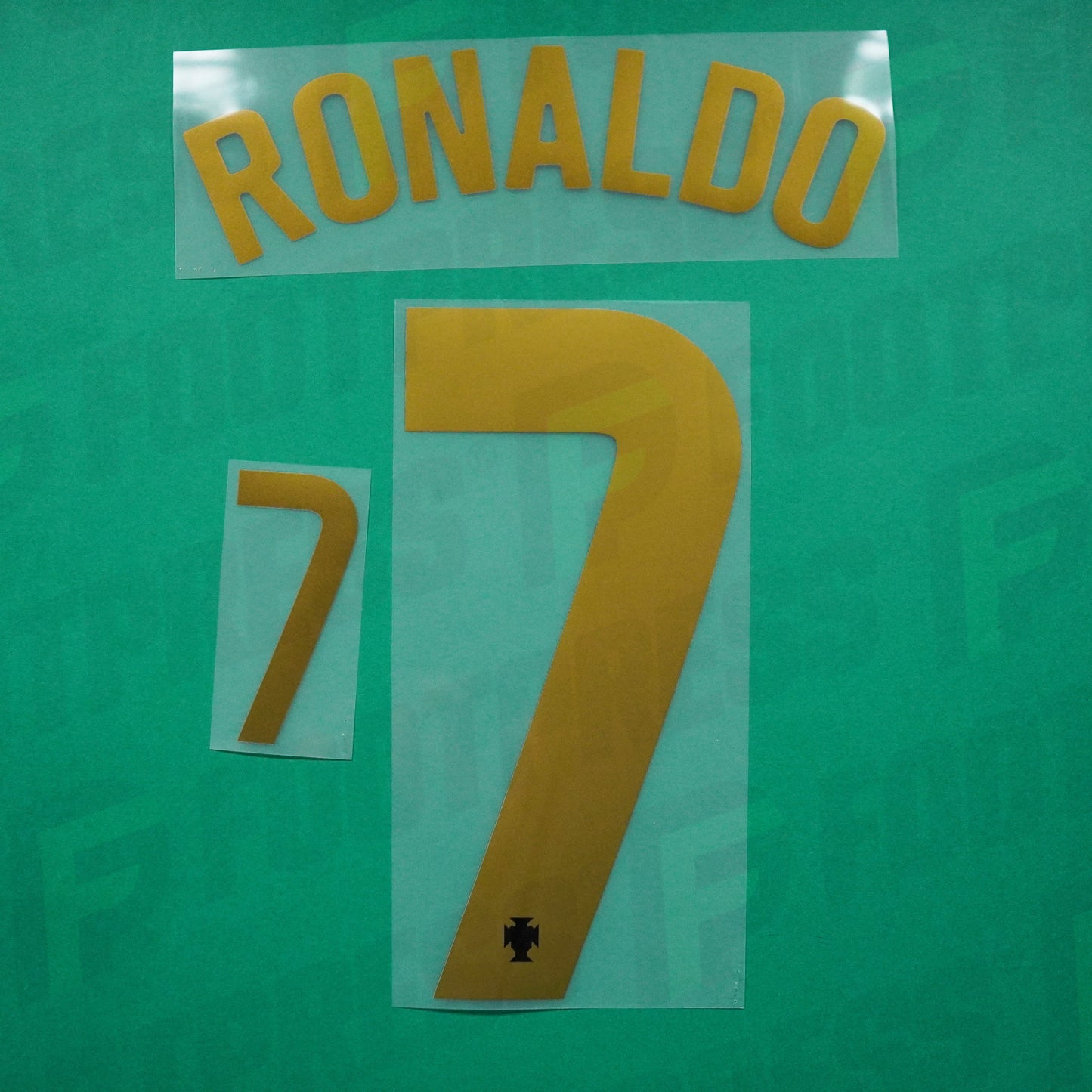 Flocage Officiel - Portugal, Ronaldo, 2020, Home, Doré