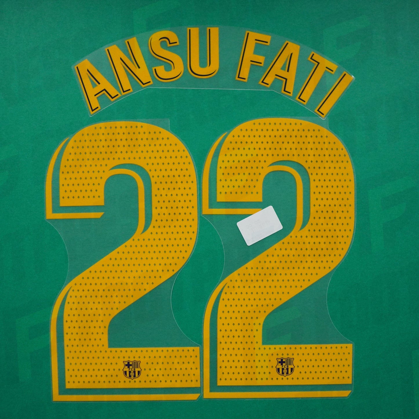 Flocage Officiel - FC Barcelone, Ansu Fati, 2020/2021, Home, Jaune