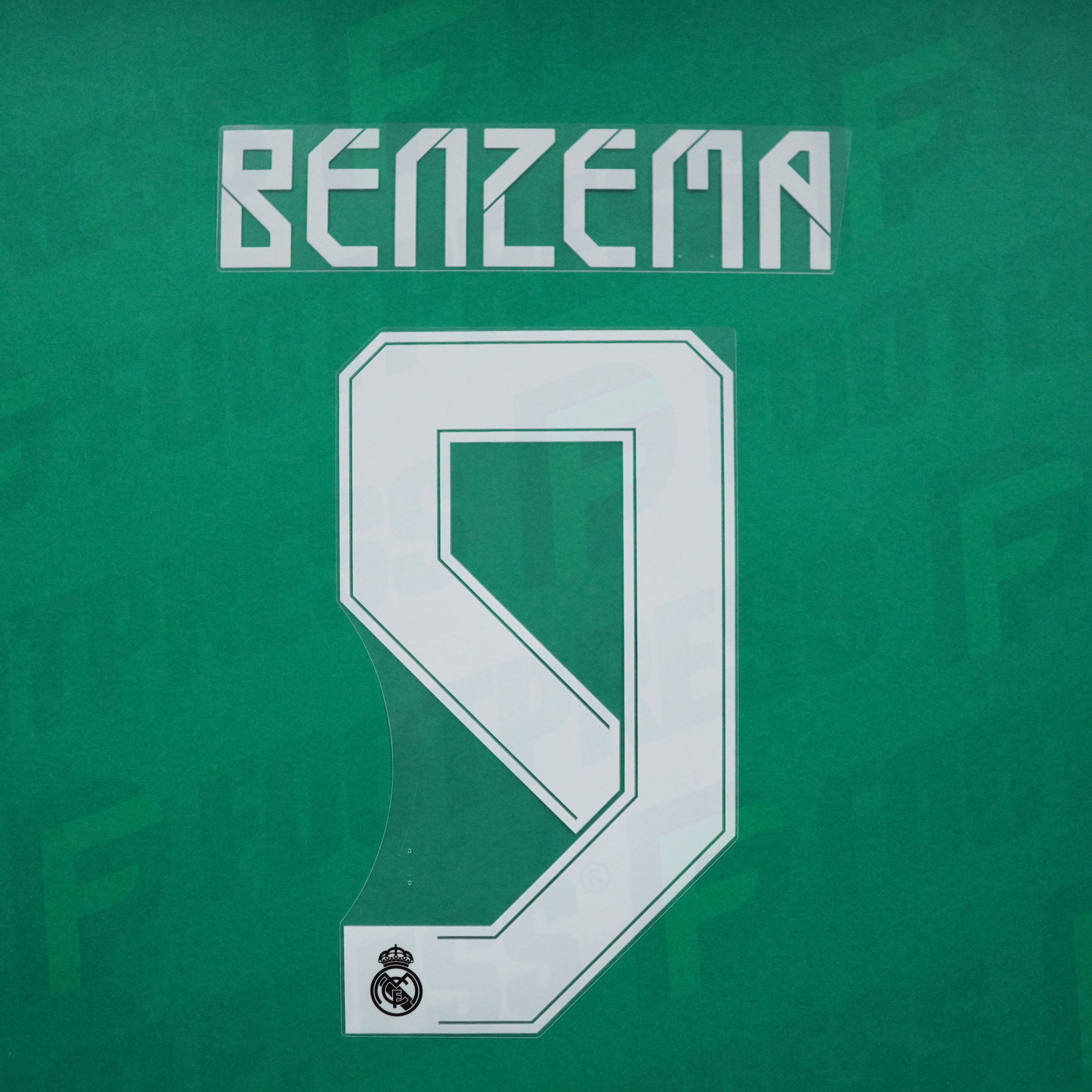 Flocage Officiel - France, Benzema, 2022, Away, Bleu Flocage Officiel - France, Benzema, 2022, Away, Bleu