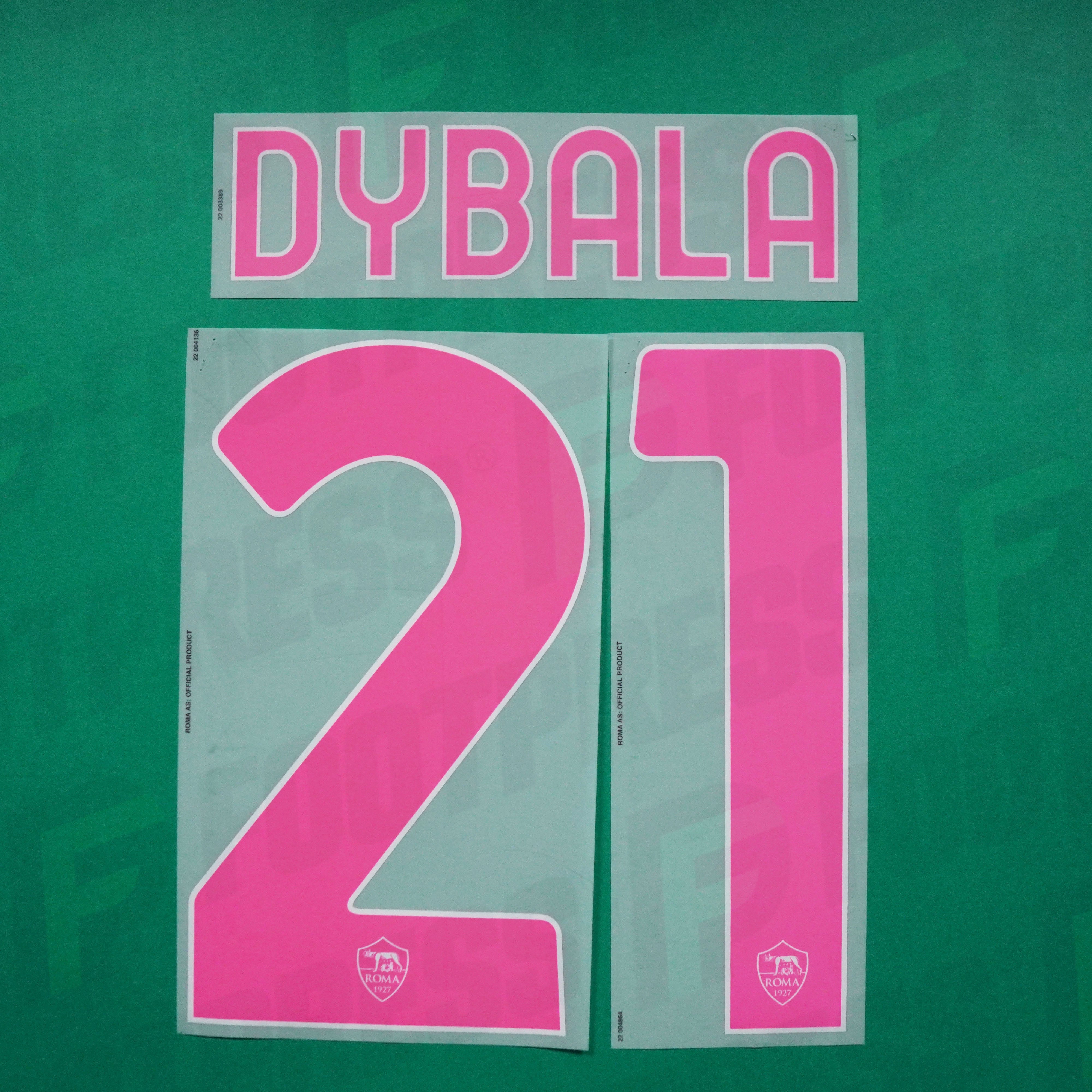 Flocage Officiel - Juventus, Dybala, 2018/2019, Third, Jaune Flocage Officiel - Juventus, Dybala, 2018/2019, Third, Jaune