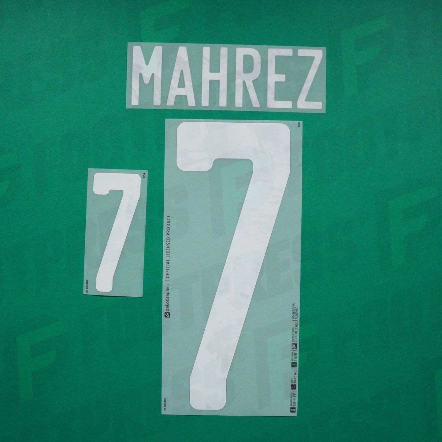 Flocage Officiel - Algerie, Mahrez, 2020, Away, Blanc