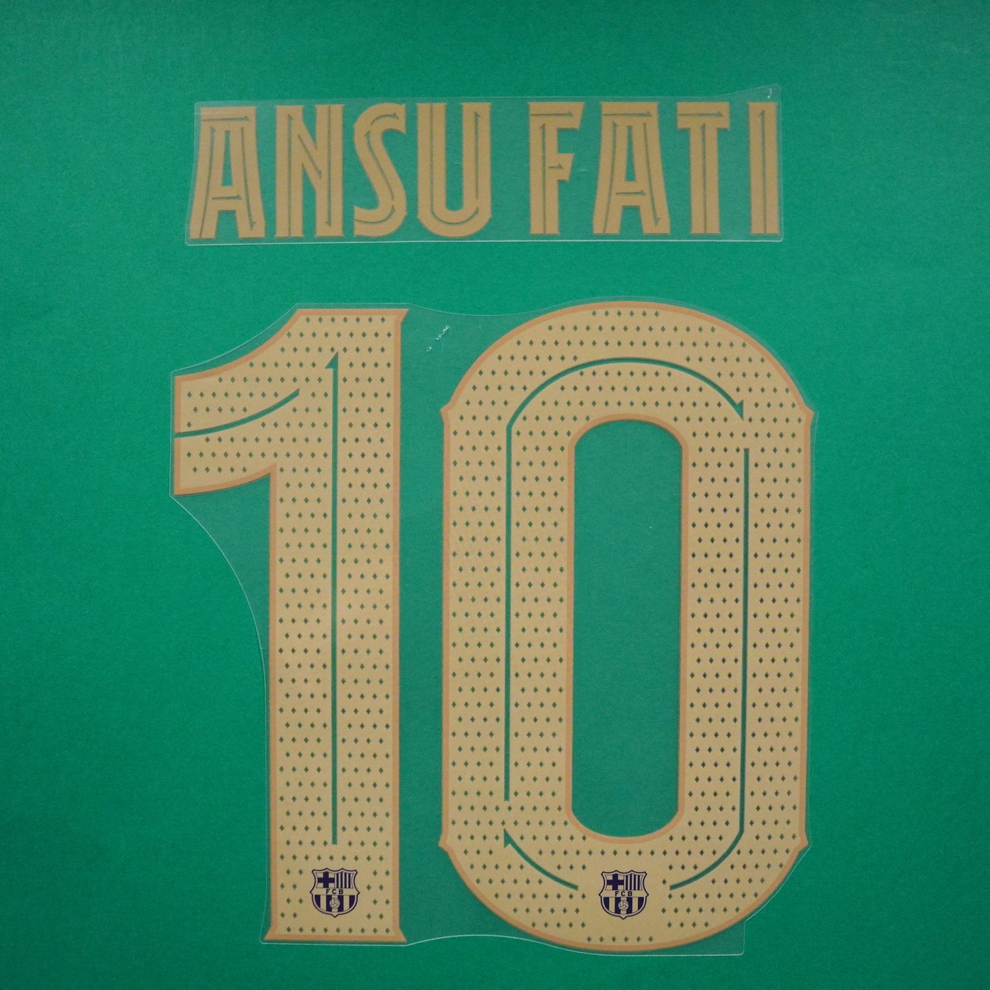 Flocage Officiel - FC Barcelone, Ansu Fati, 2022/2023, Home, Doré