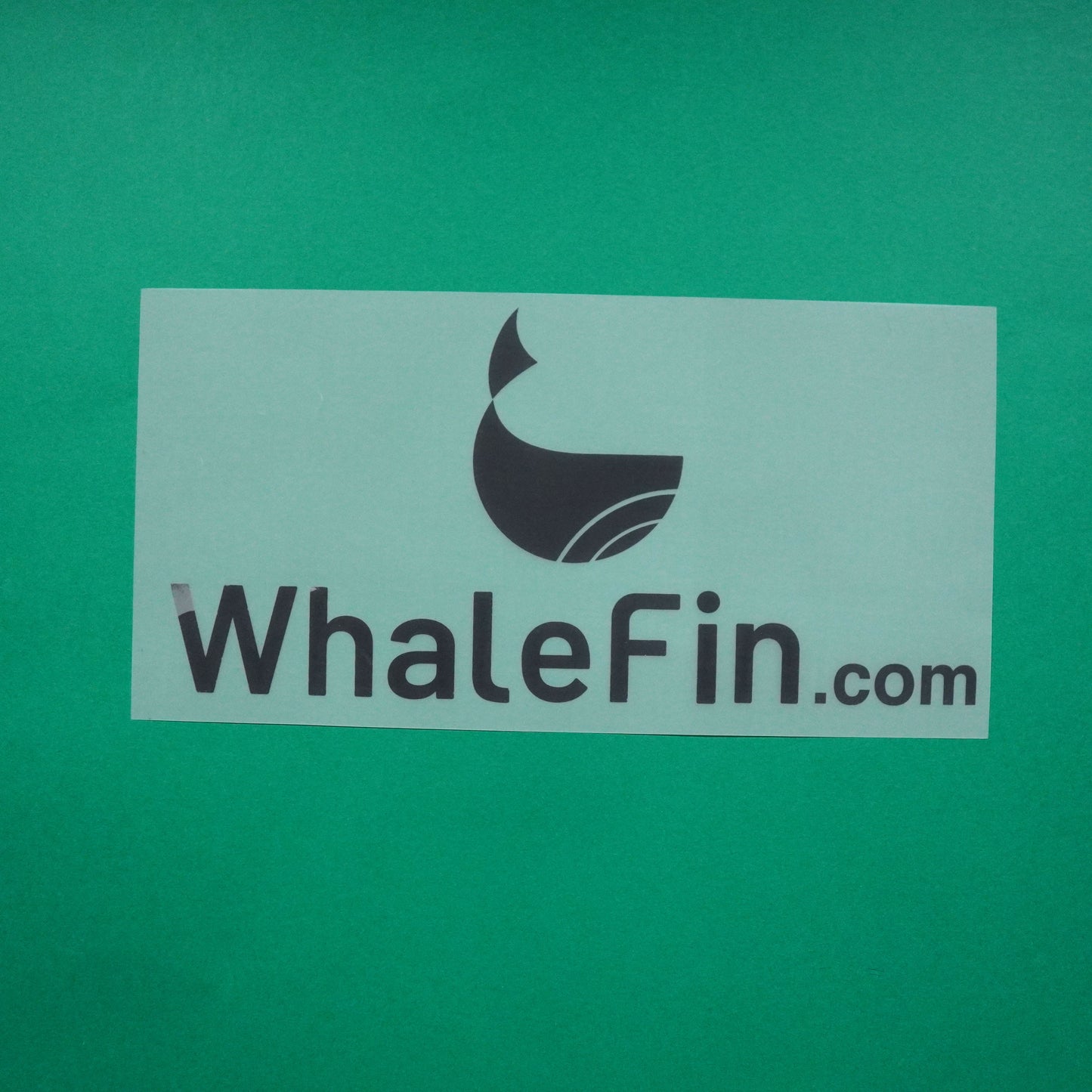 Flocage Officiel - Sponsor, WhaleFin.com, Noir