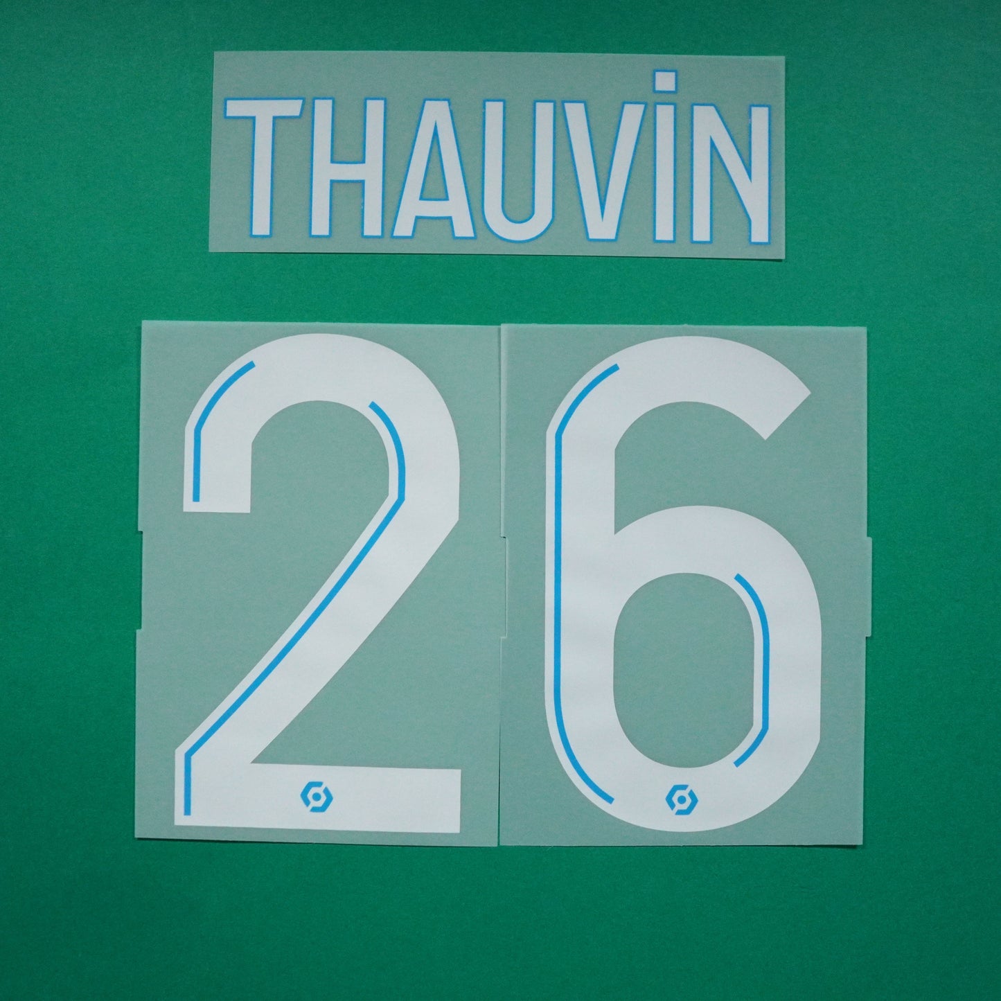 Flocage Officiel - Olympique de Marseille, Thauvin, 2021/2022, Away/Third, Blanc