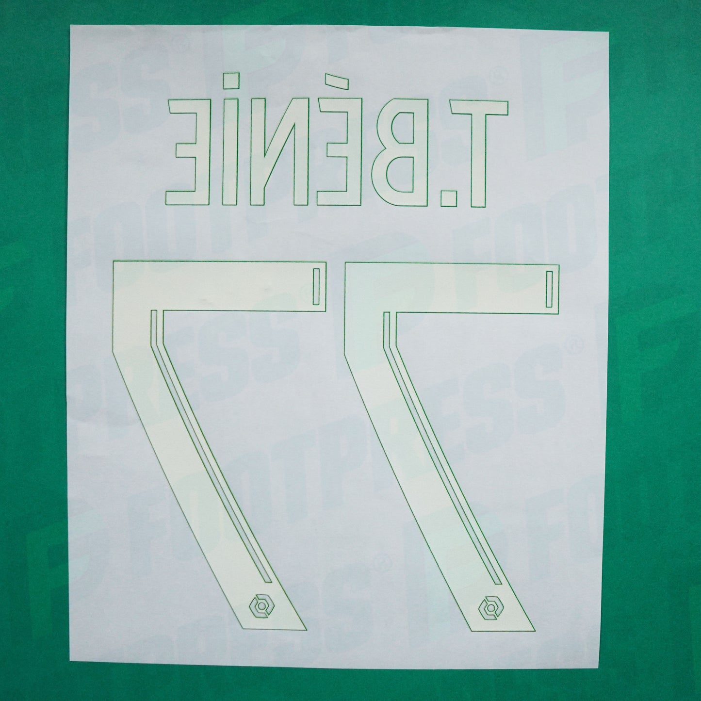 Flocage Officiel - FC Nantes, T.Bénie, 2023/2024, Home, Vert