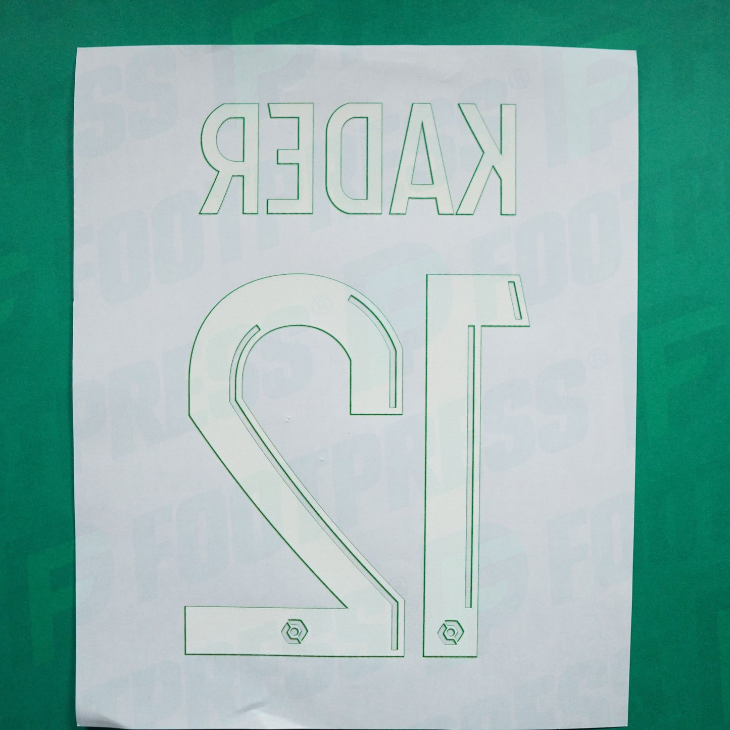 Flocage Officiel - FC Nantes, Kader Bamba, 2021/2022 2022/2023 2023/2024, Home, Vert