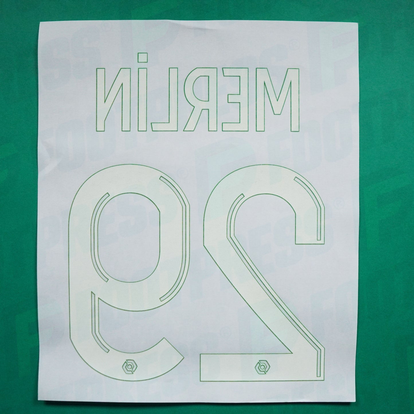 Flocage Officiel - FC Nantes, Merlin, 2021/2022 2022/2023 2023/2024, Home, Vert