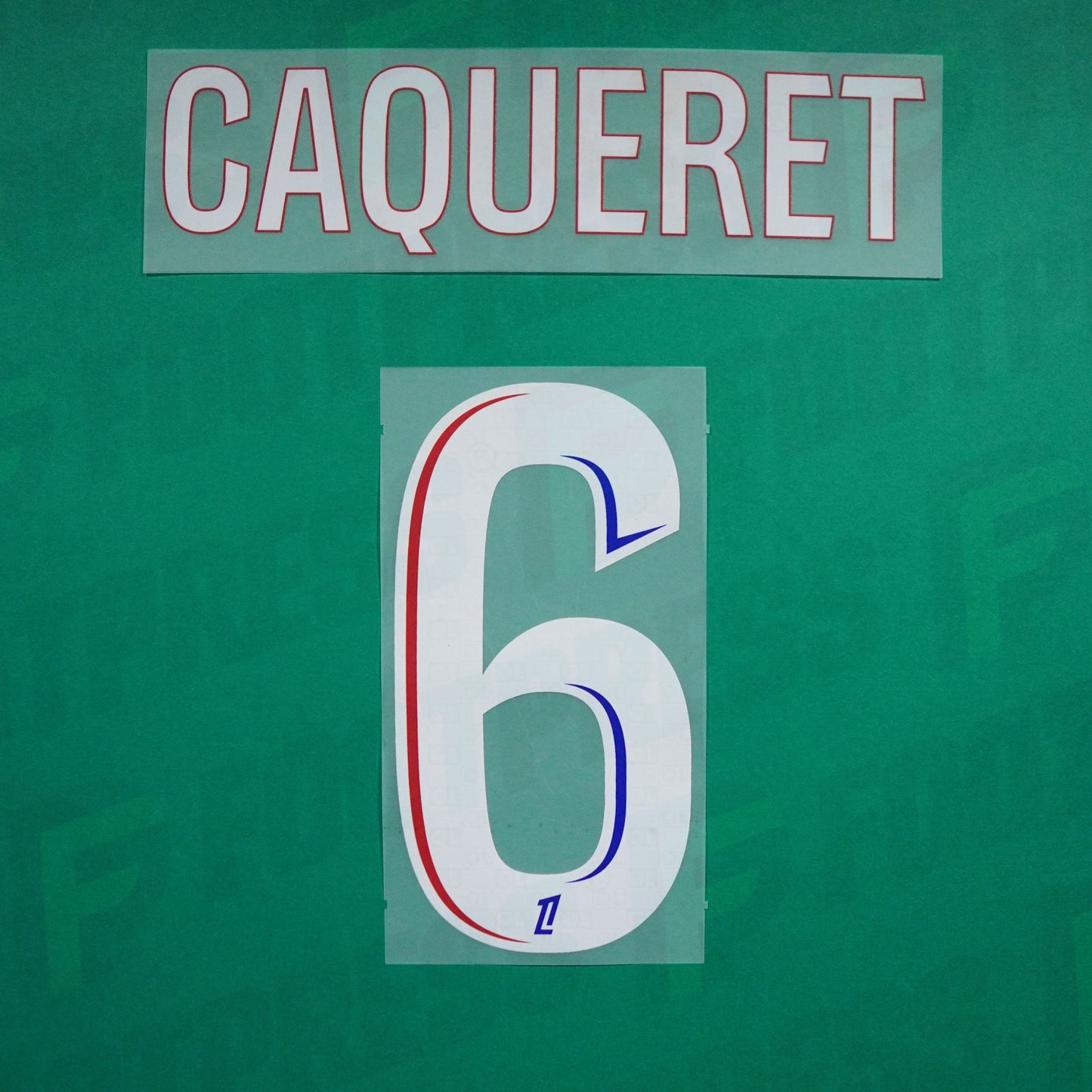 Flocage Officiel - Olympique Lyonnais, Caqueret, 2024/2025, Away, Blanc