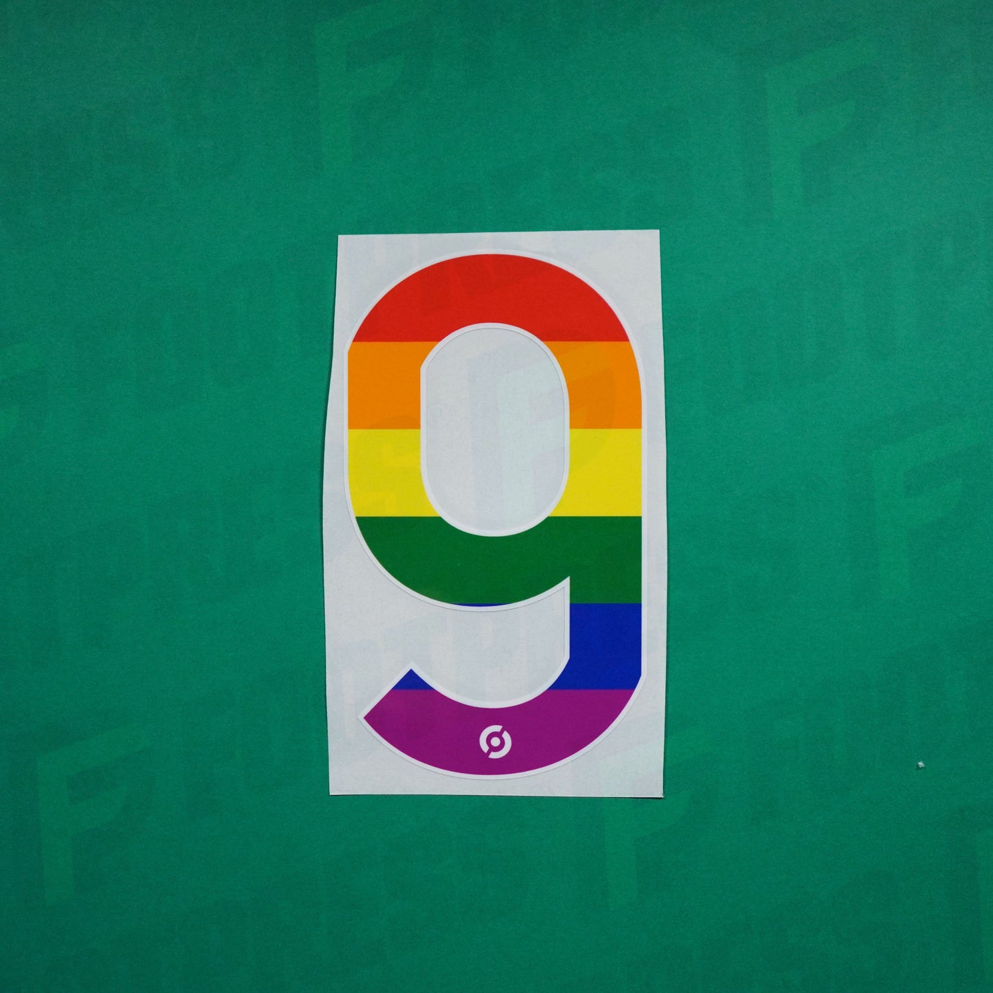 Flocage Officiel - Numéro 9, Ligue 2, Lutte contre l’homophobie, LGBT, Arc-en-ciel