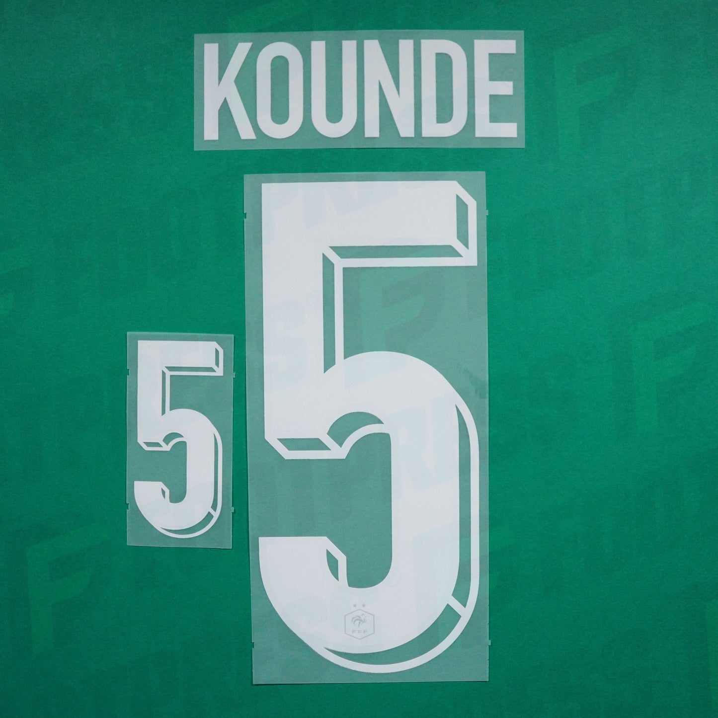 Flocage Officiel - France, Koundé, 2024, Home, Blanc