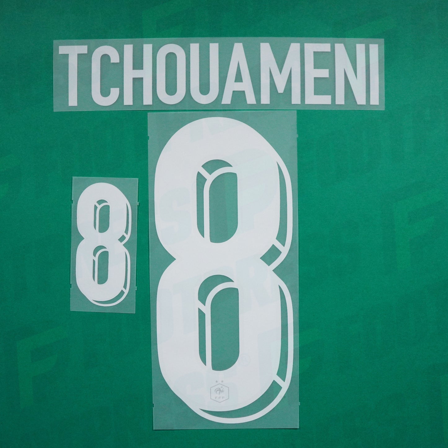 Flocage Officiel - France, Tchouameni, 2024, Home, Blanc