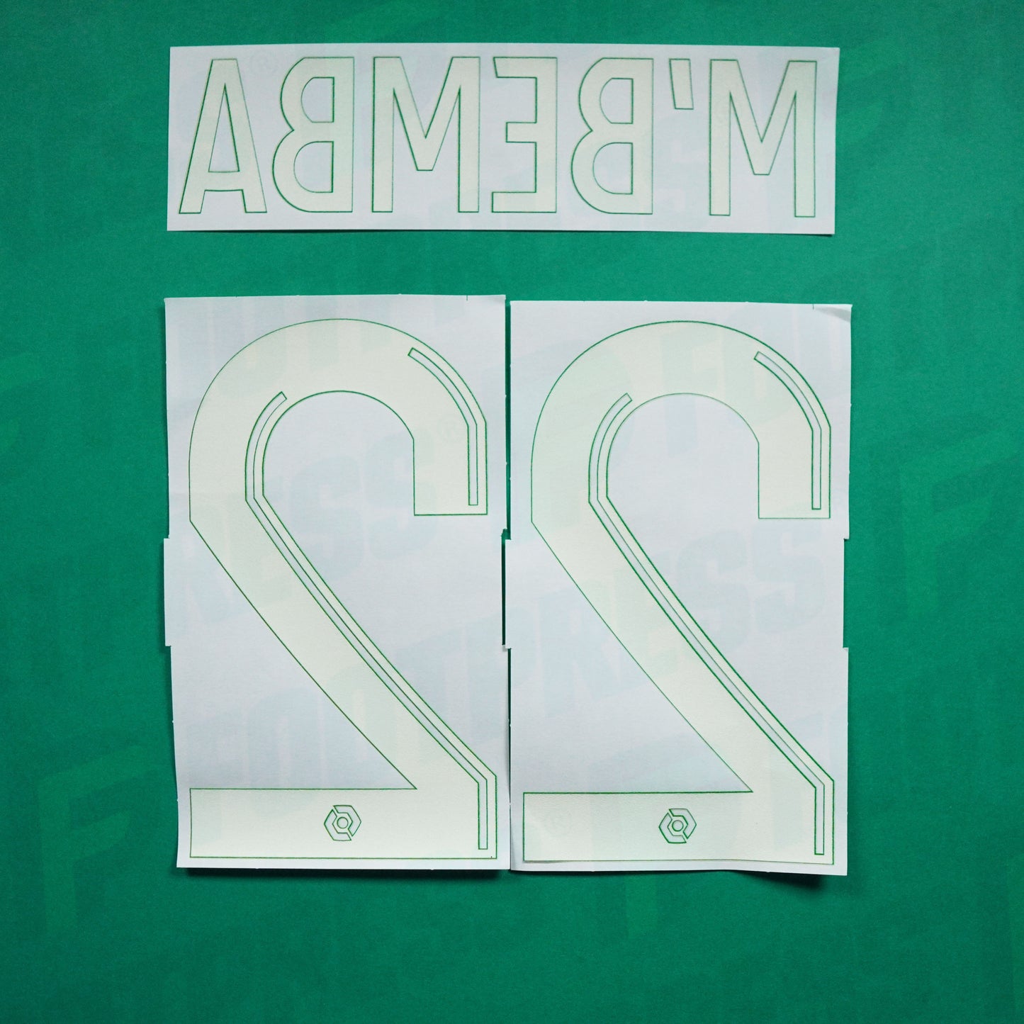 Flocage Officiel - FC Nantes, M'Bemba, 2023/2024, Home, Vert