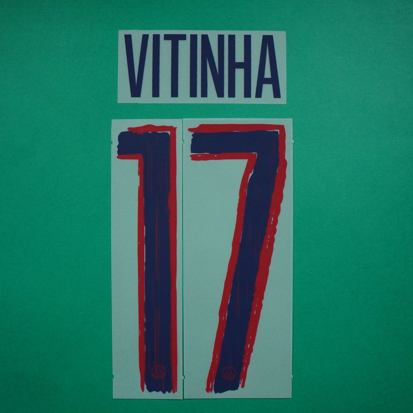 Flocage Officiel, Paris Saint-Germain, Vitinha, 2024/2025, Away LDC, Bleu/Rouge