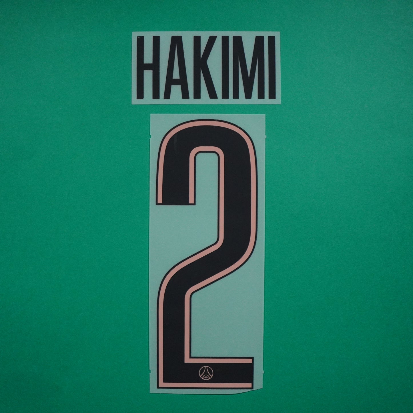 Flocage Officiel, Paris Saint-Germain, Hakimi, 2024/2025, Third LDC, Noir/Rose