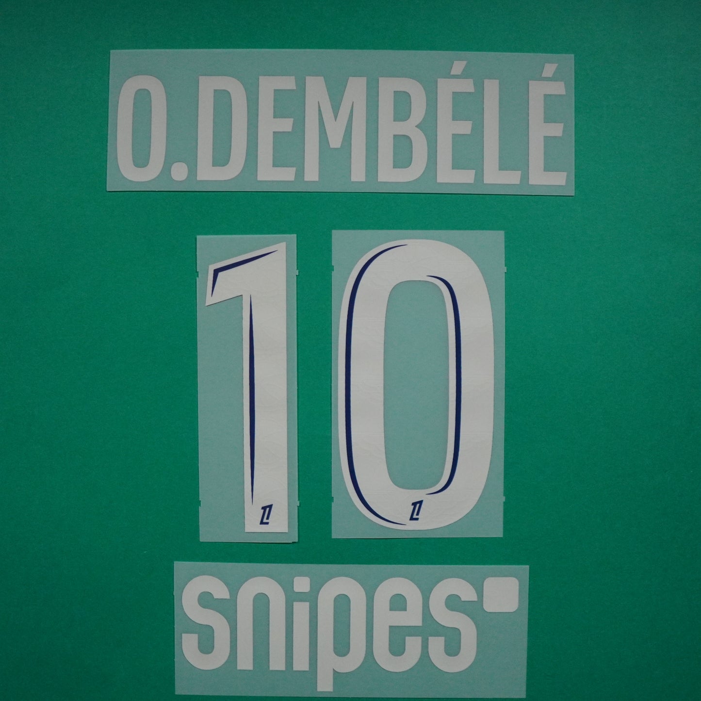 Flocage Officiel, Paris Saint-Germain ENFANT, Dembélé, 2024/2025, Fourth Junior + Snipes, Argenté